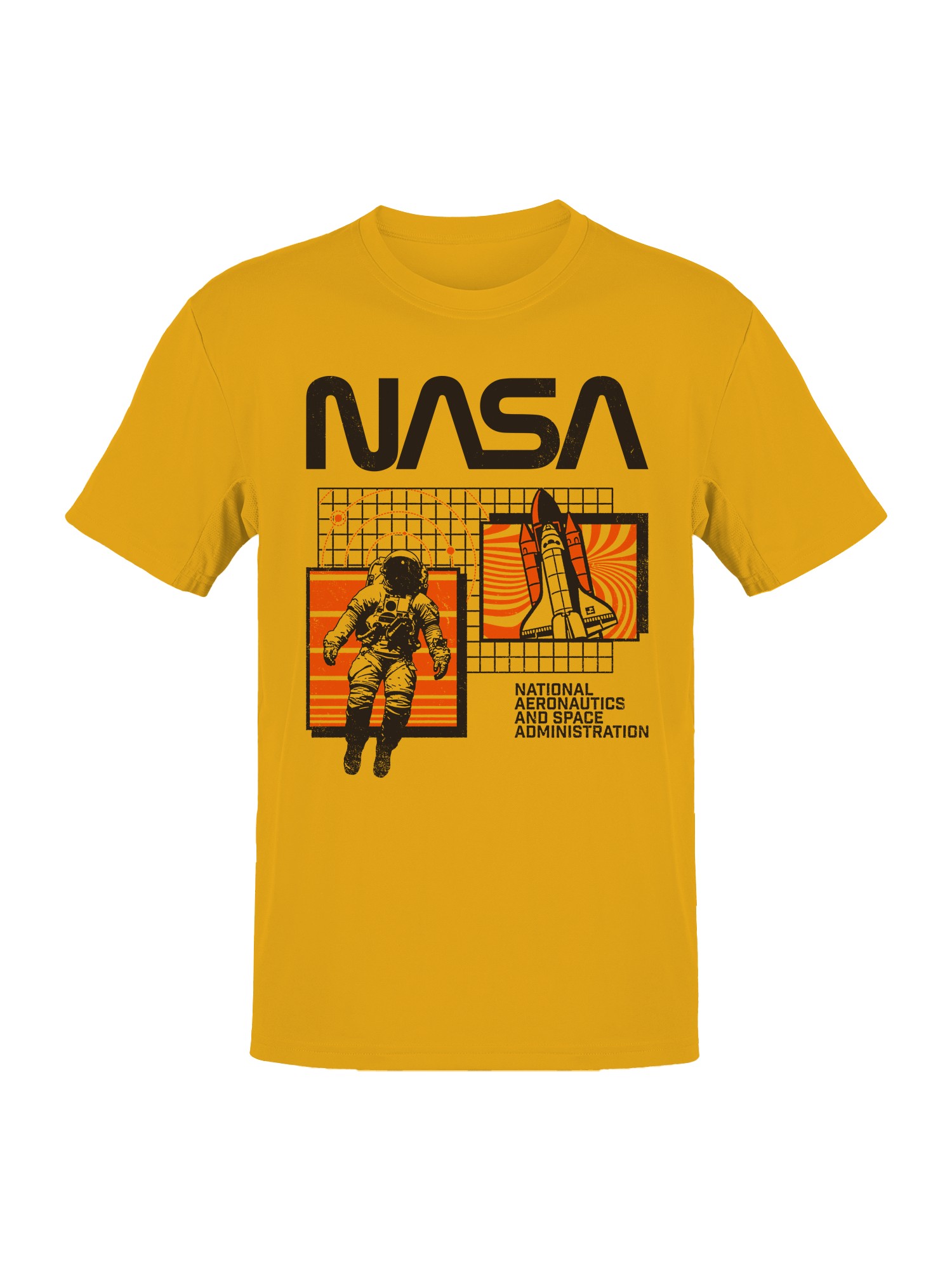 Officially Licensed Nasa Space Exploration Design Men’s T-shirt