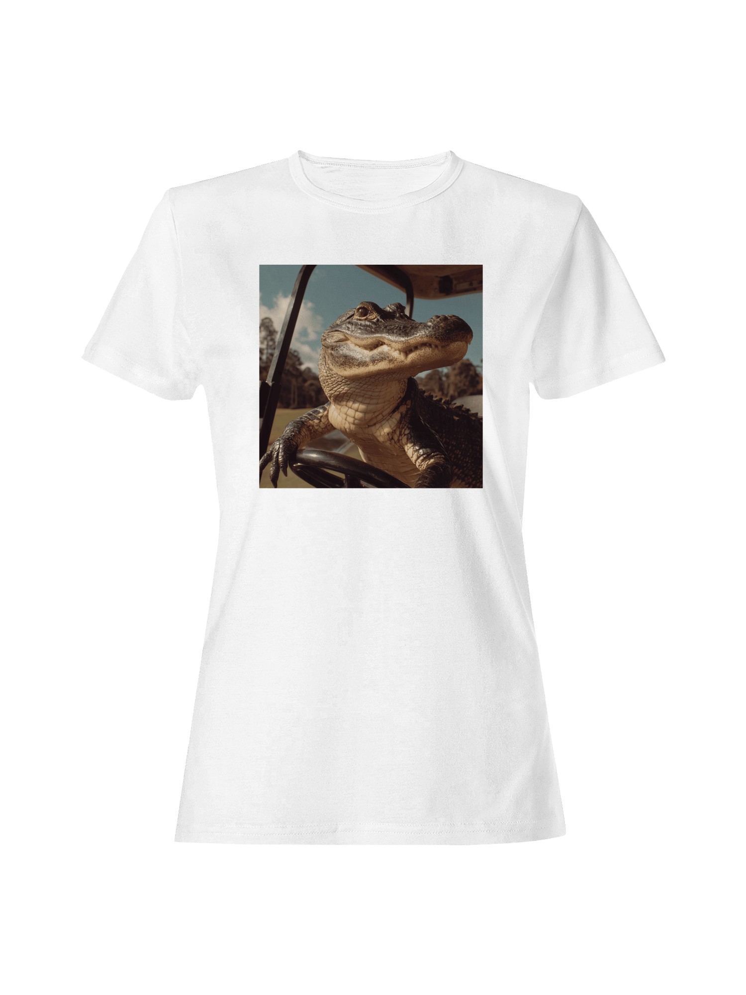 Golf Course Gator Adventure Women’s T-shirt
