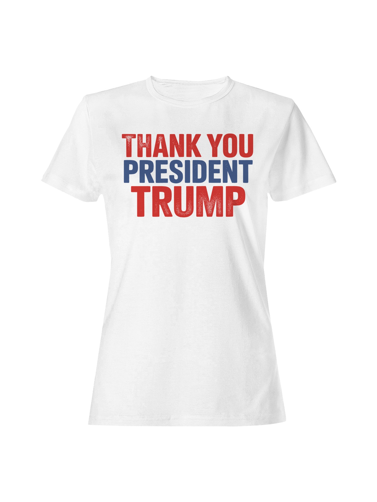 Camiseta para mujer Thank You President Trump Design - Imagen 10 de 12