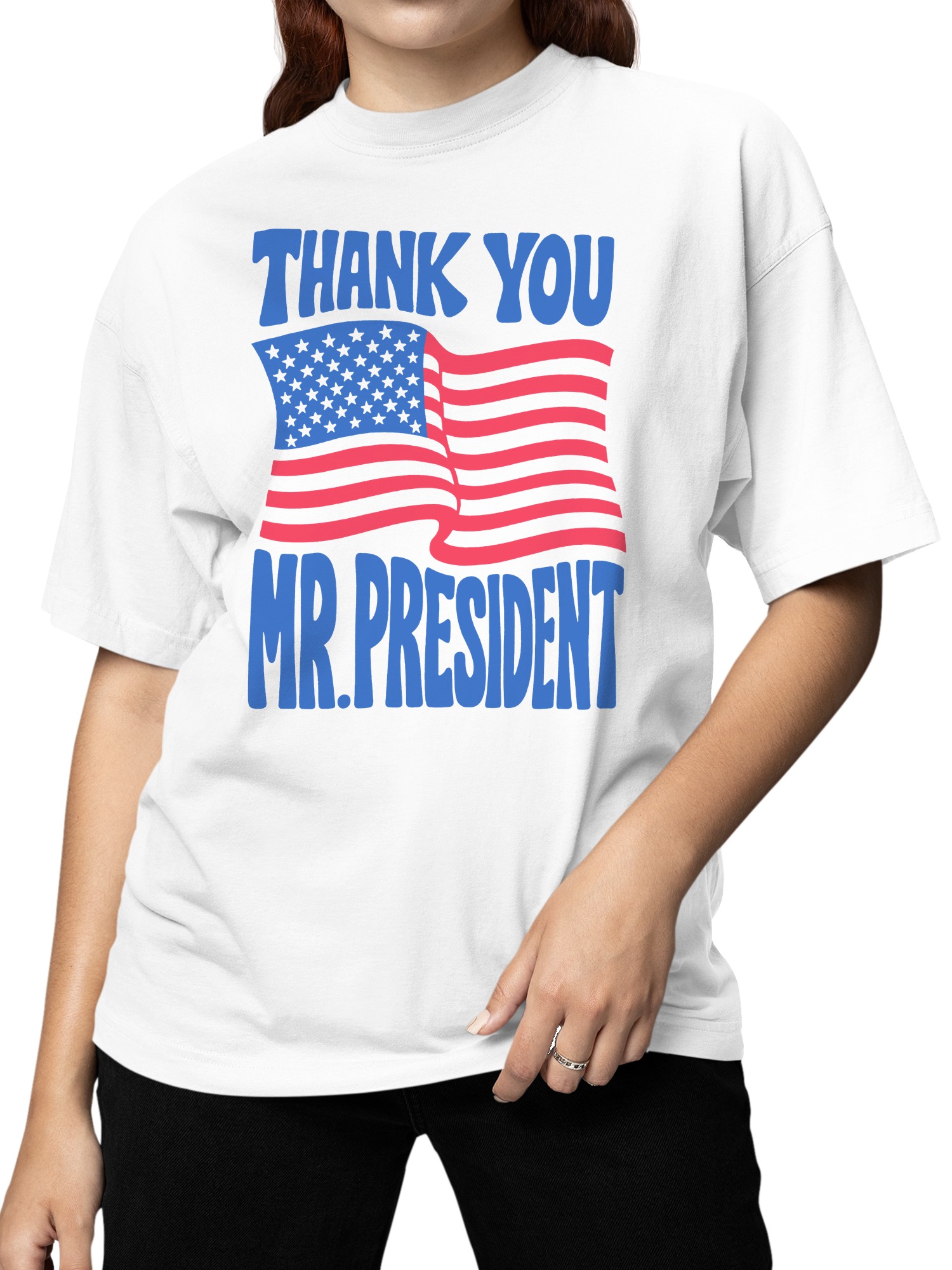 Thank You Mr. President Design Women's T-shirt - Picture 8 of 9