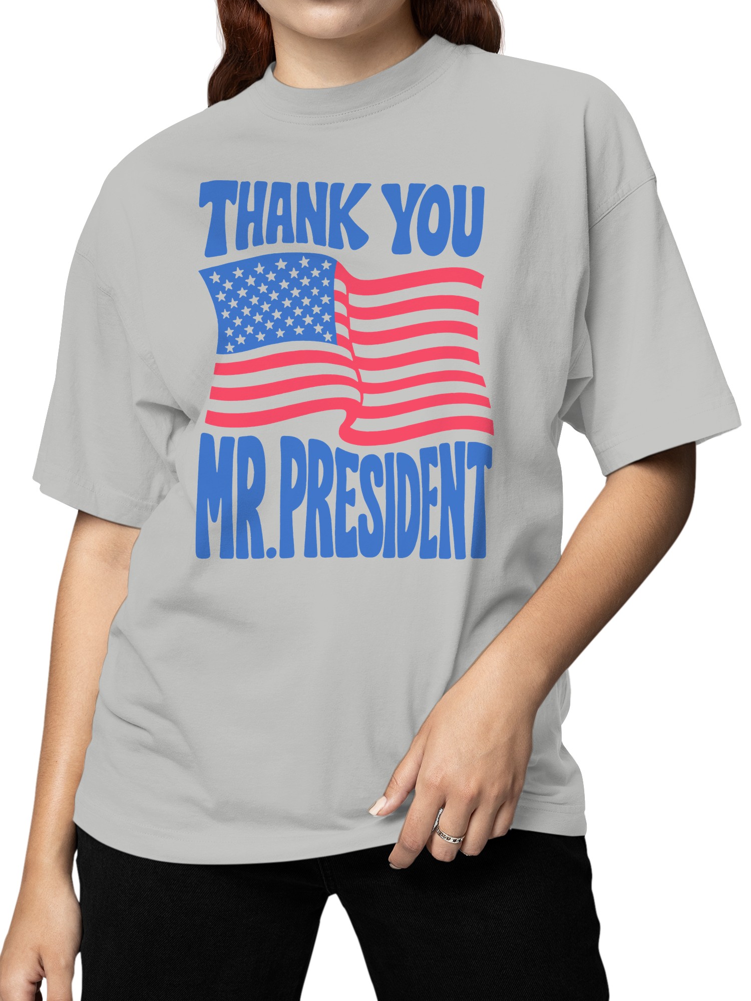 Thank You Mr. President Design Women's T-shirt - Picture 5 of 9