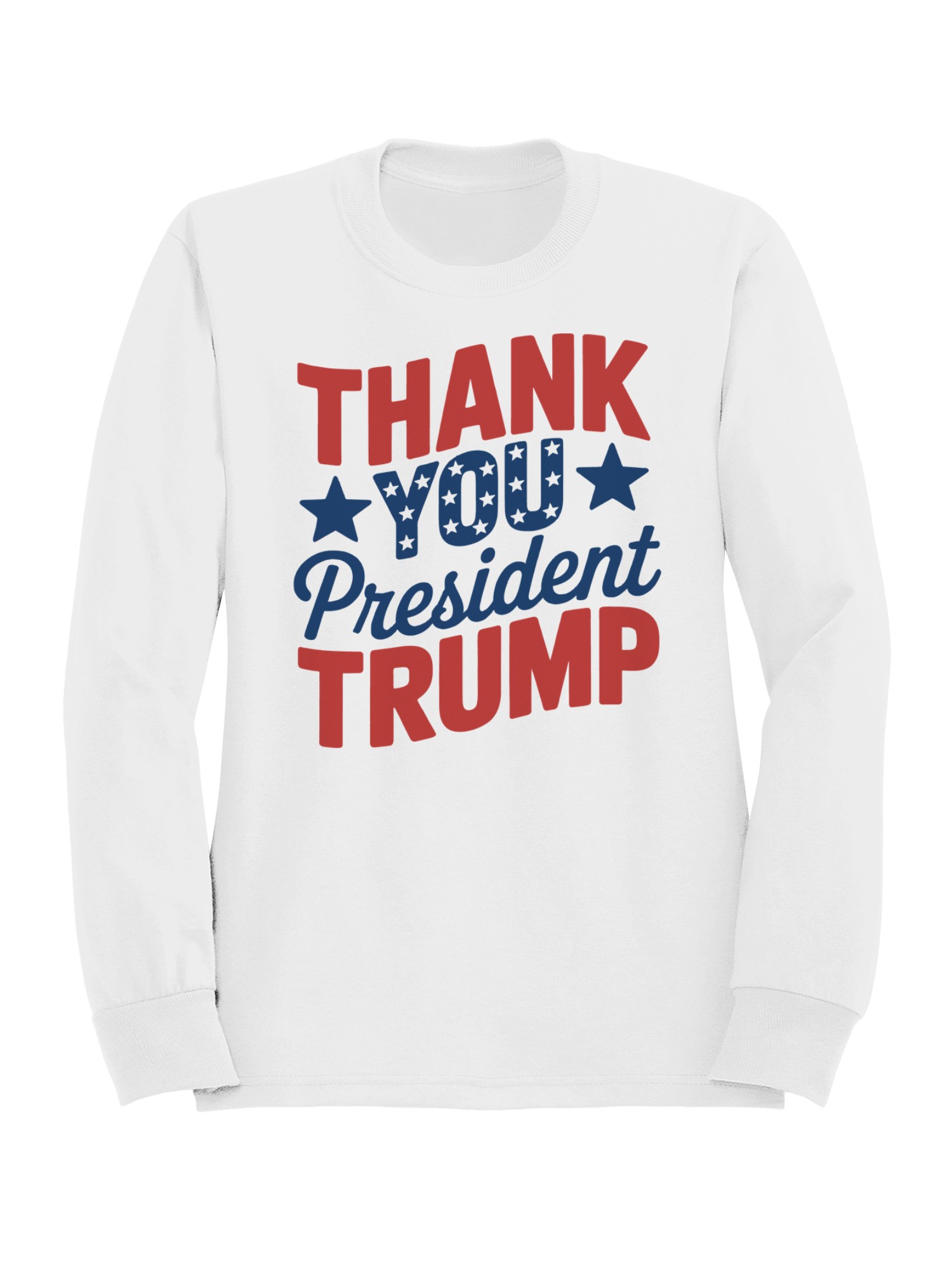 Thank You President Trump Graphic Men's Sweatshirt - Picture 10 of 12