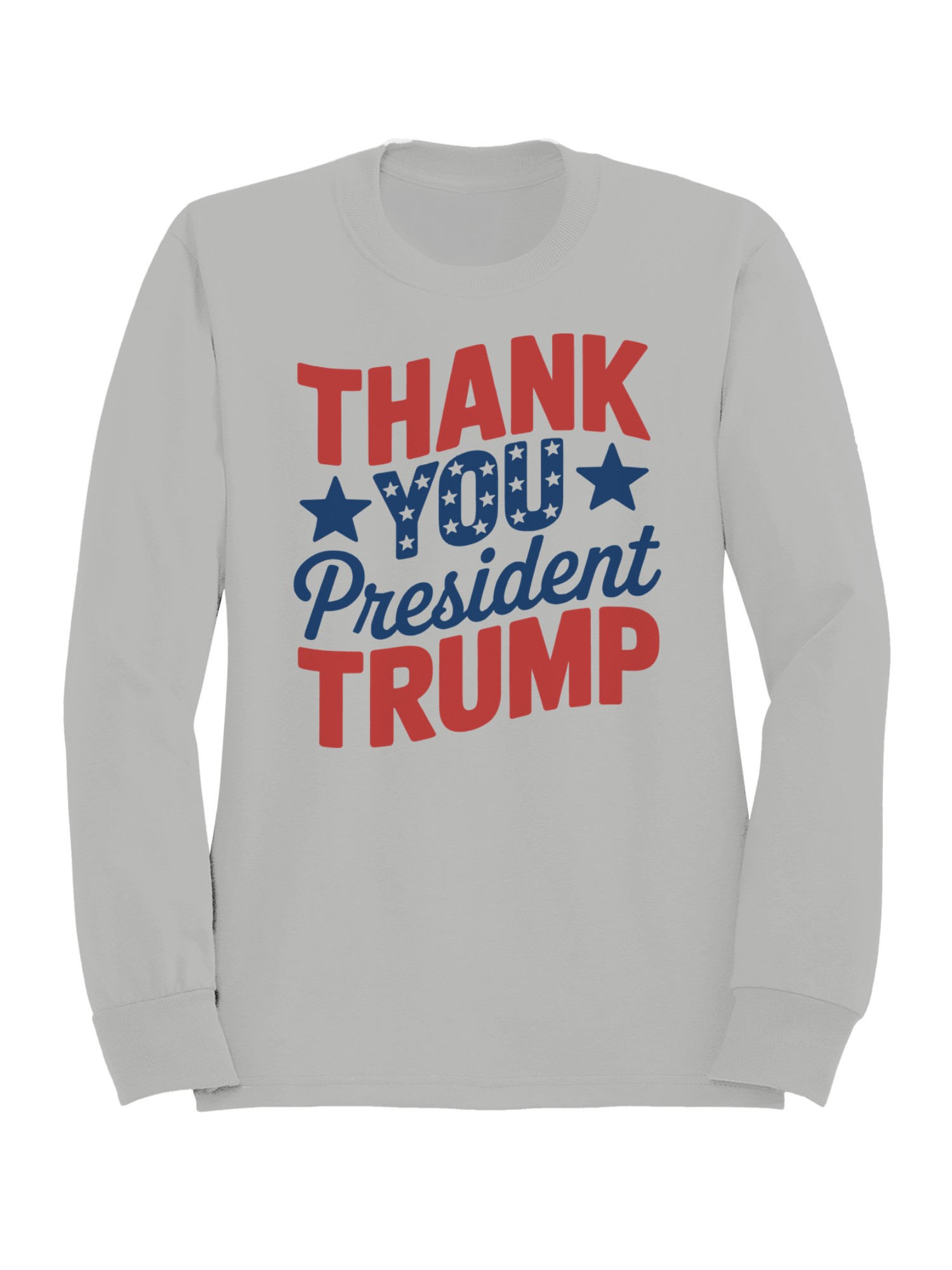 Thank You President Trump Graphic Men's Sweatshirt - Picture 4 of 12