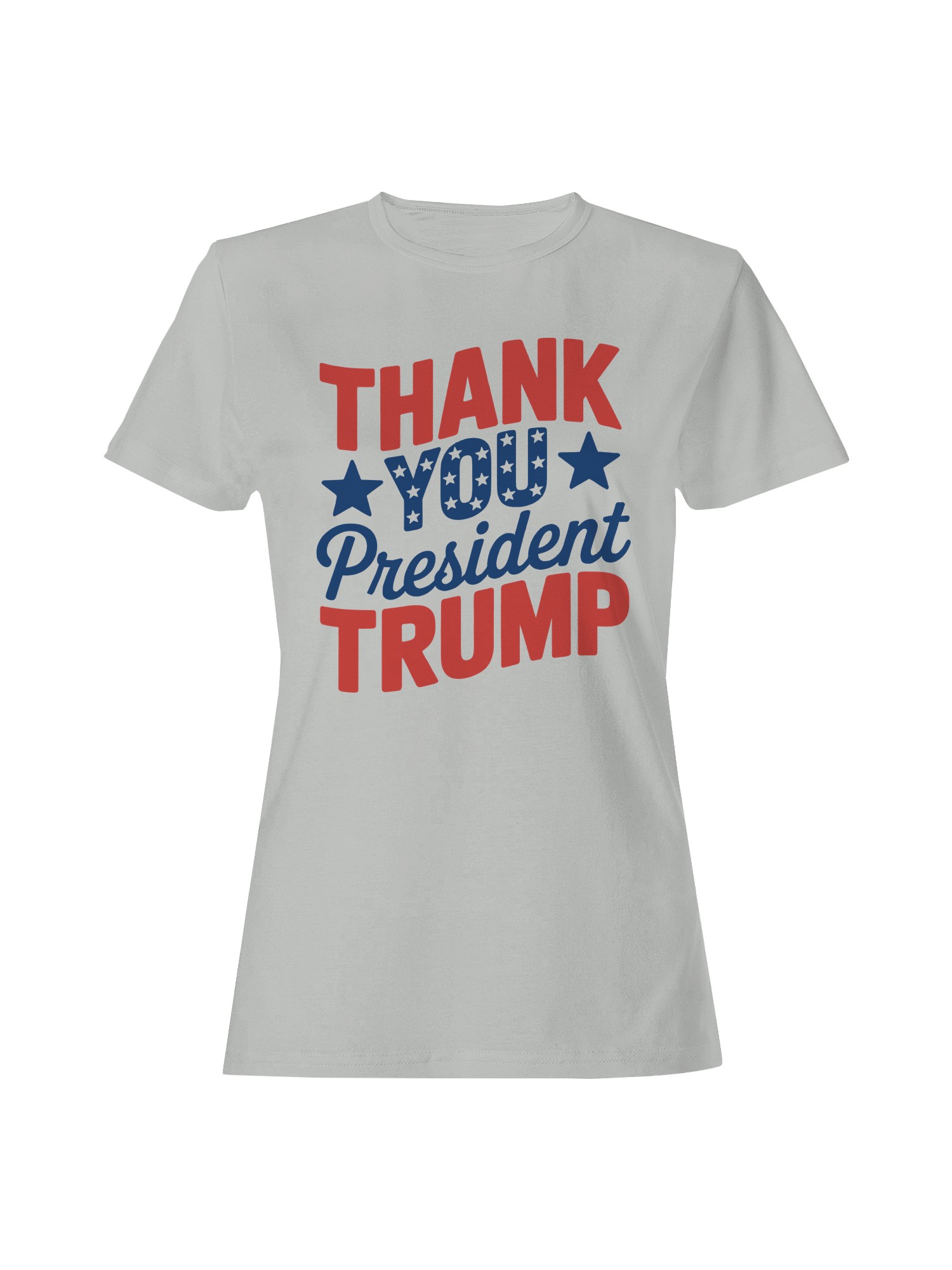 Thank You President Trump Graphic Women's T-shirt - Picture 10 of 12