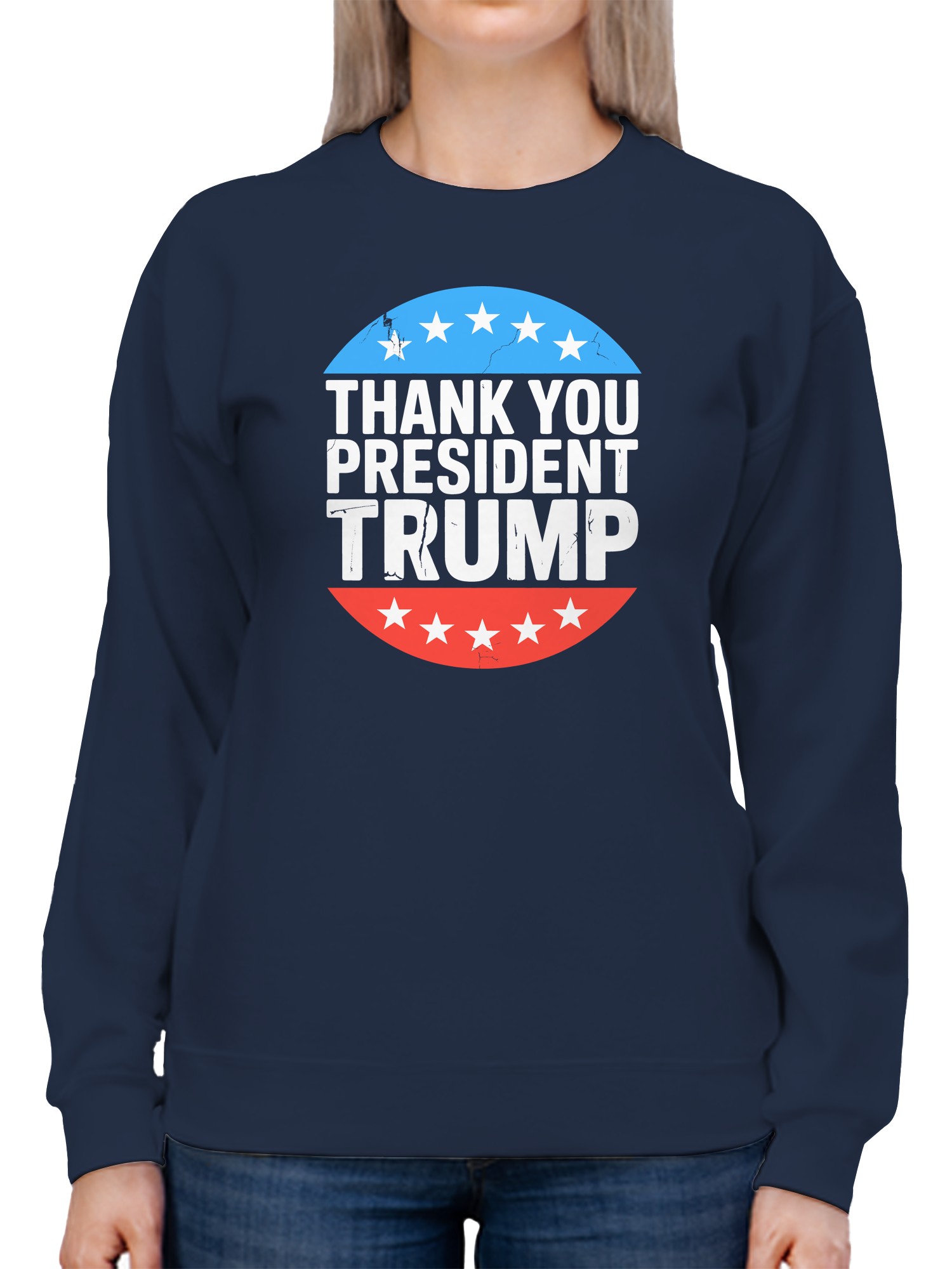 Sudadera para mujer Thank You President Trump - Imagen 5 de 9