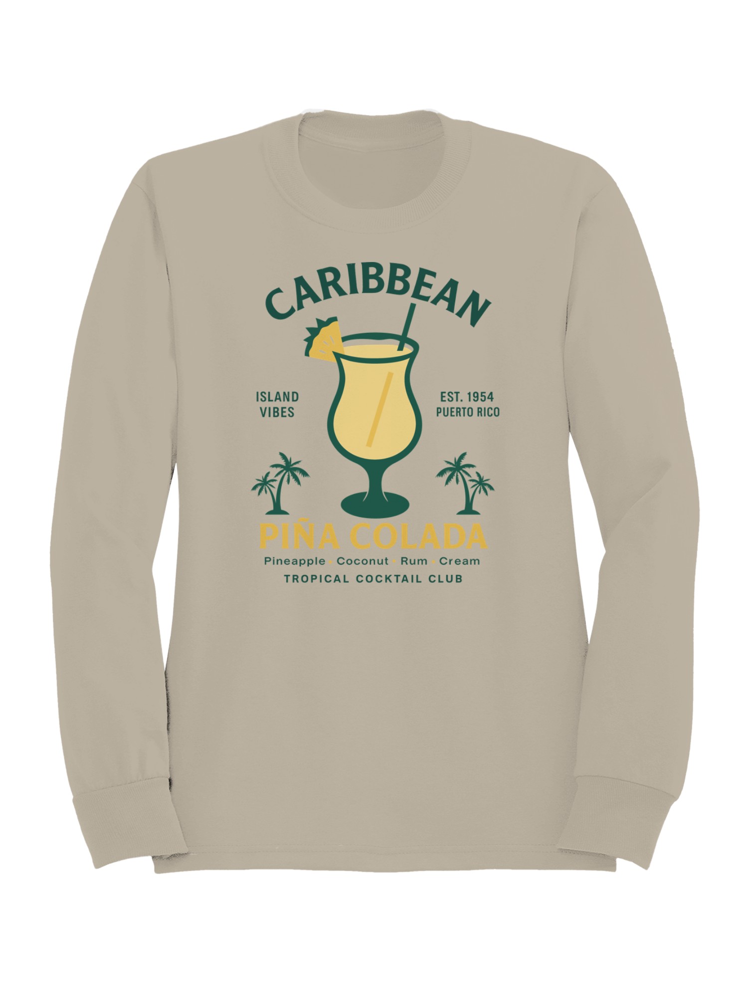 Sudadera para hombre Caribbean Piña Colada Vibes - Imagen 4 de 9