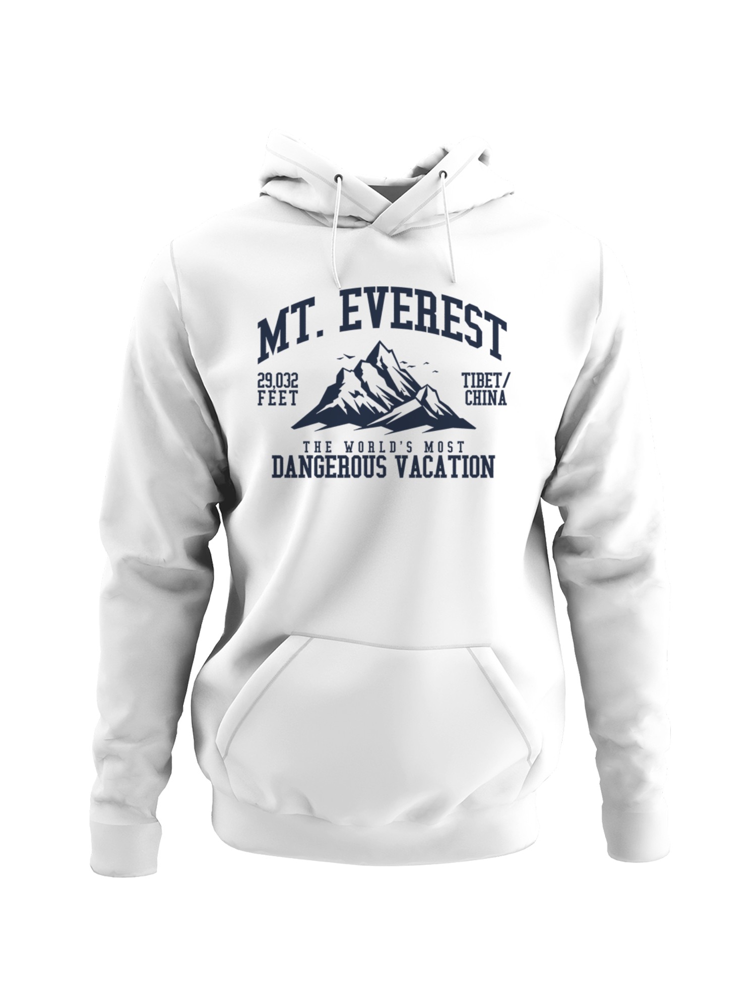 Mt. Sudadera con capucha Everest Dangerous Vacation Adventure para hombre - Imagen 7 de 9