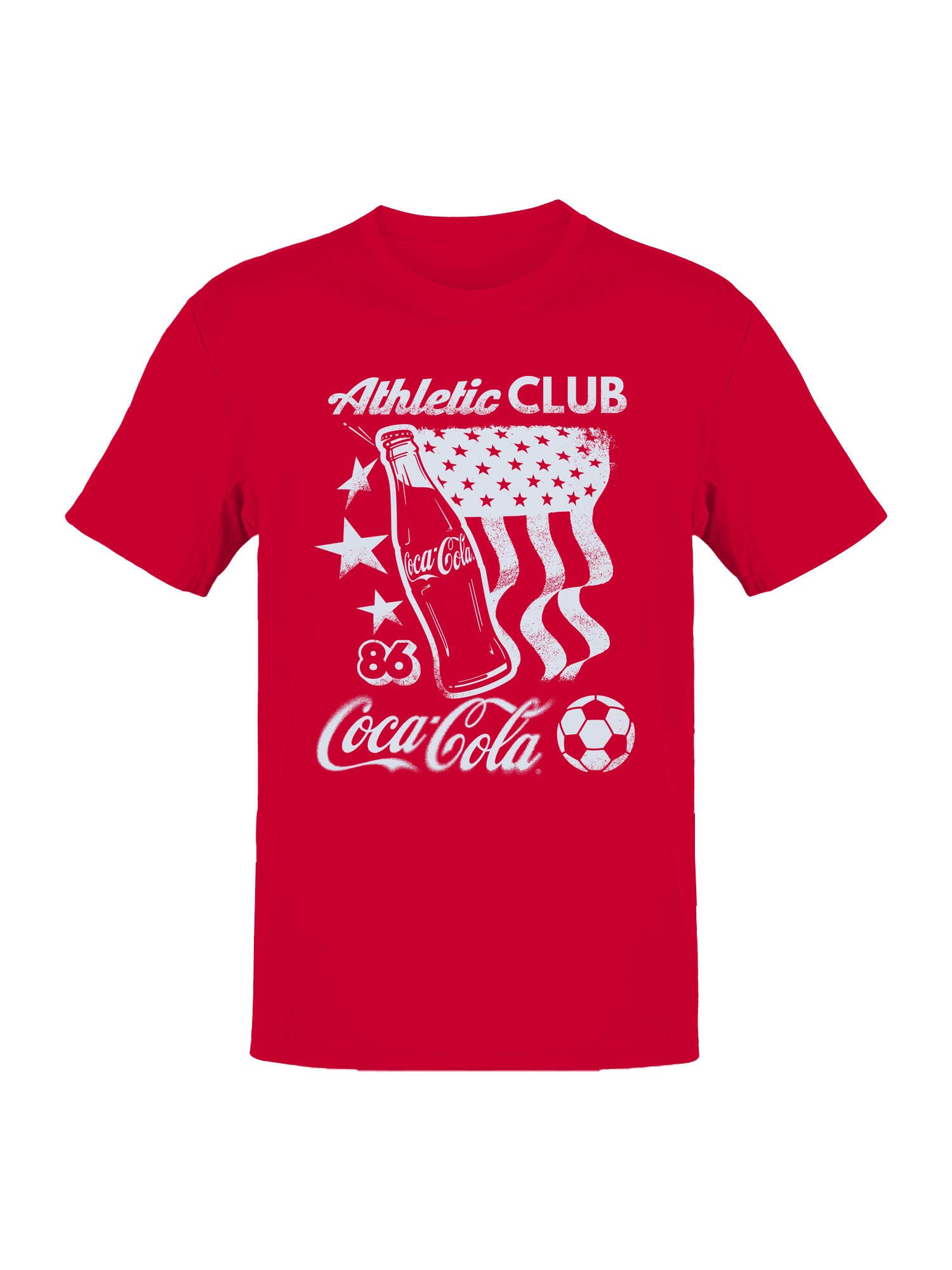 Officially Licensed Coca Cola Coca-Cola Athletic Club Retro Men’s T-shirt
