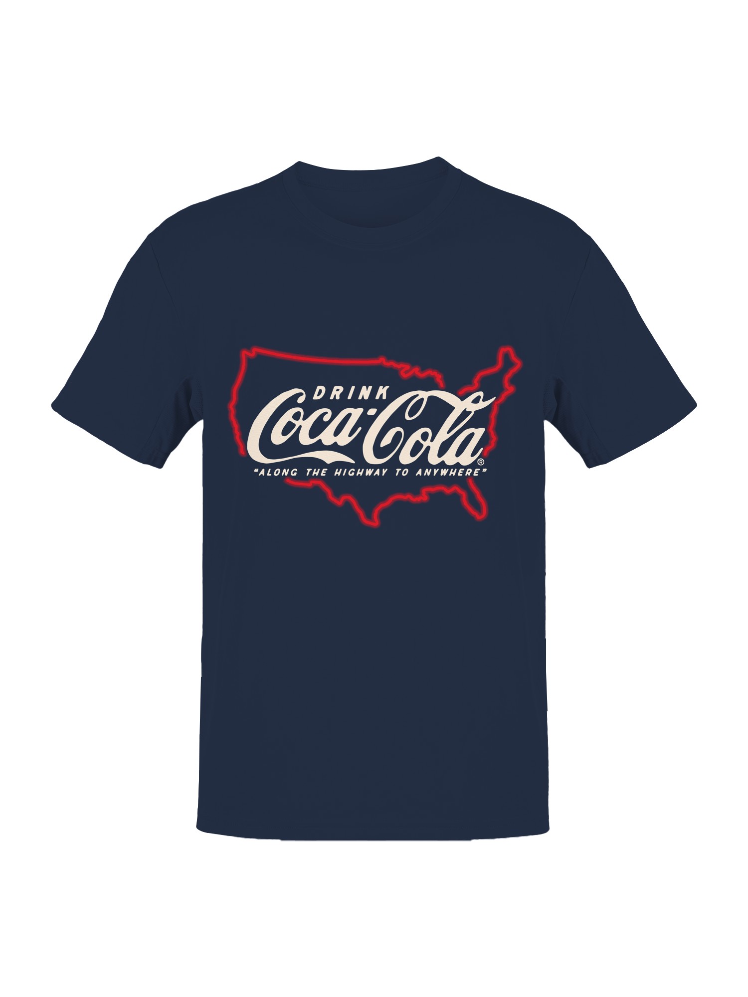 Officially Licensed Coca Cola Coca-Cola Highway to Anywhere Men’s T-shirt
