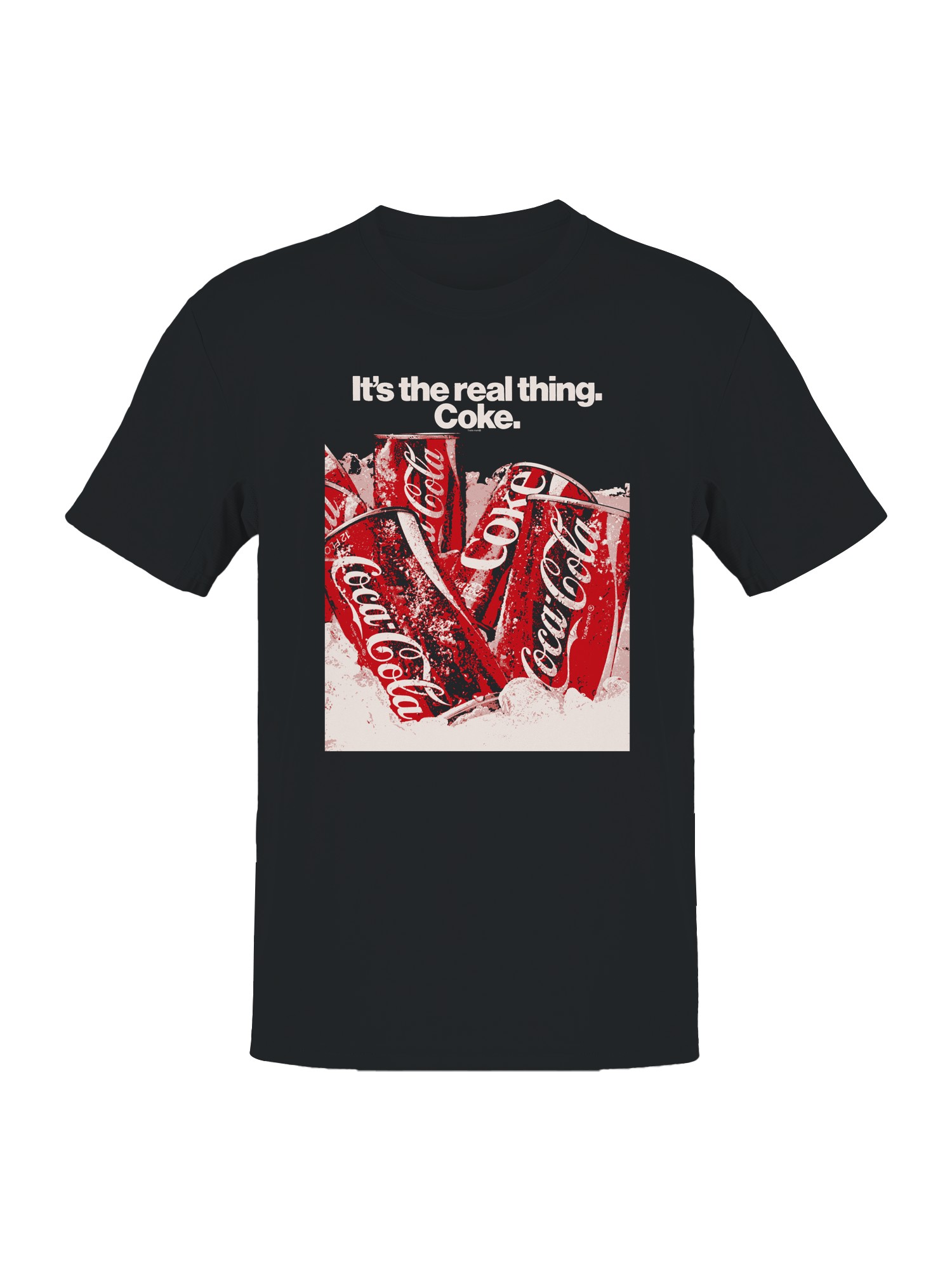 Officially Licensed Coca Cola The Real Thing Coca-Cola Cans Men’s T-shirt
