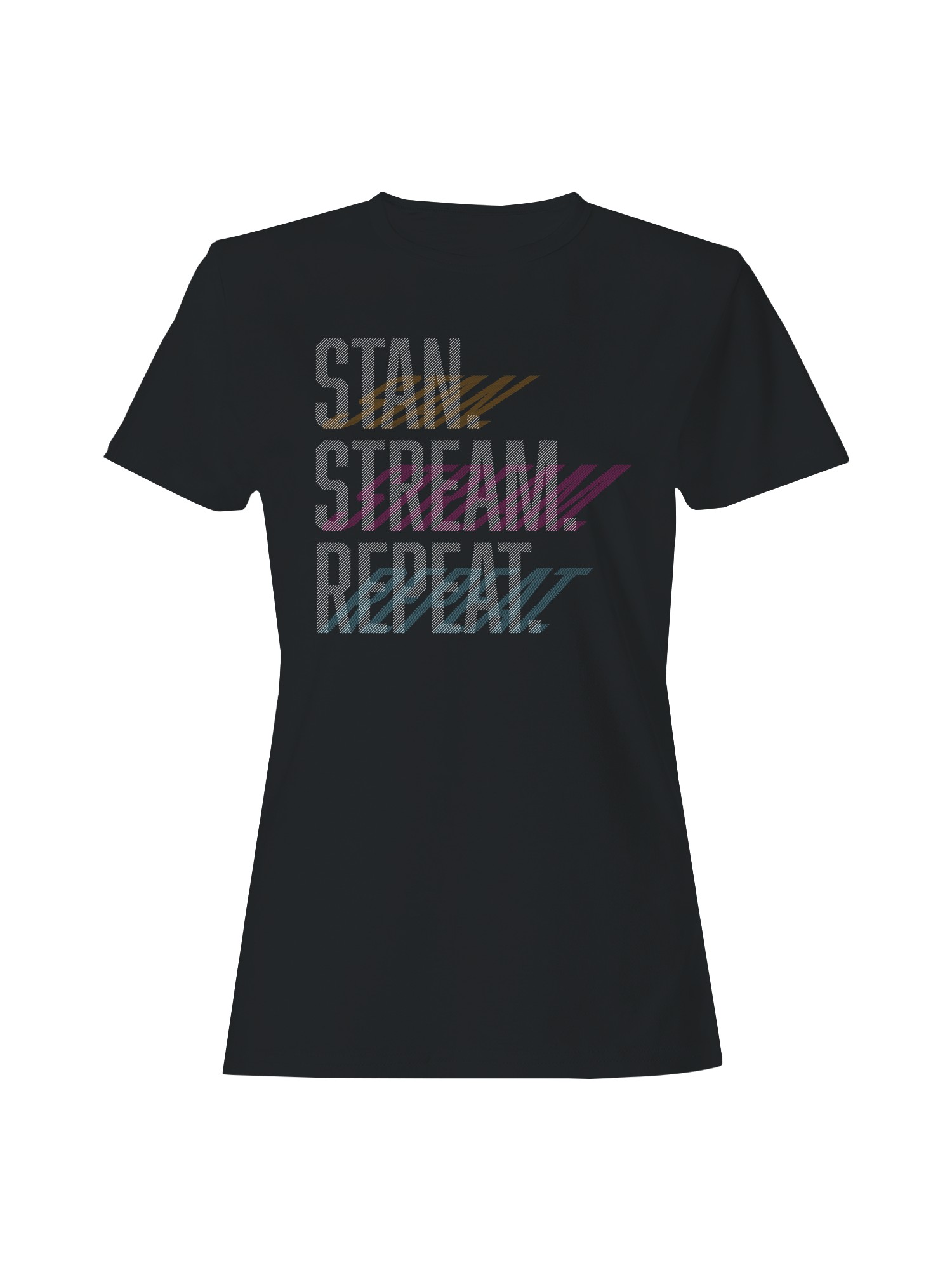 Stan Stream Repeat Graphic Design Women’s T-shirt