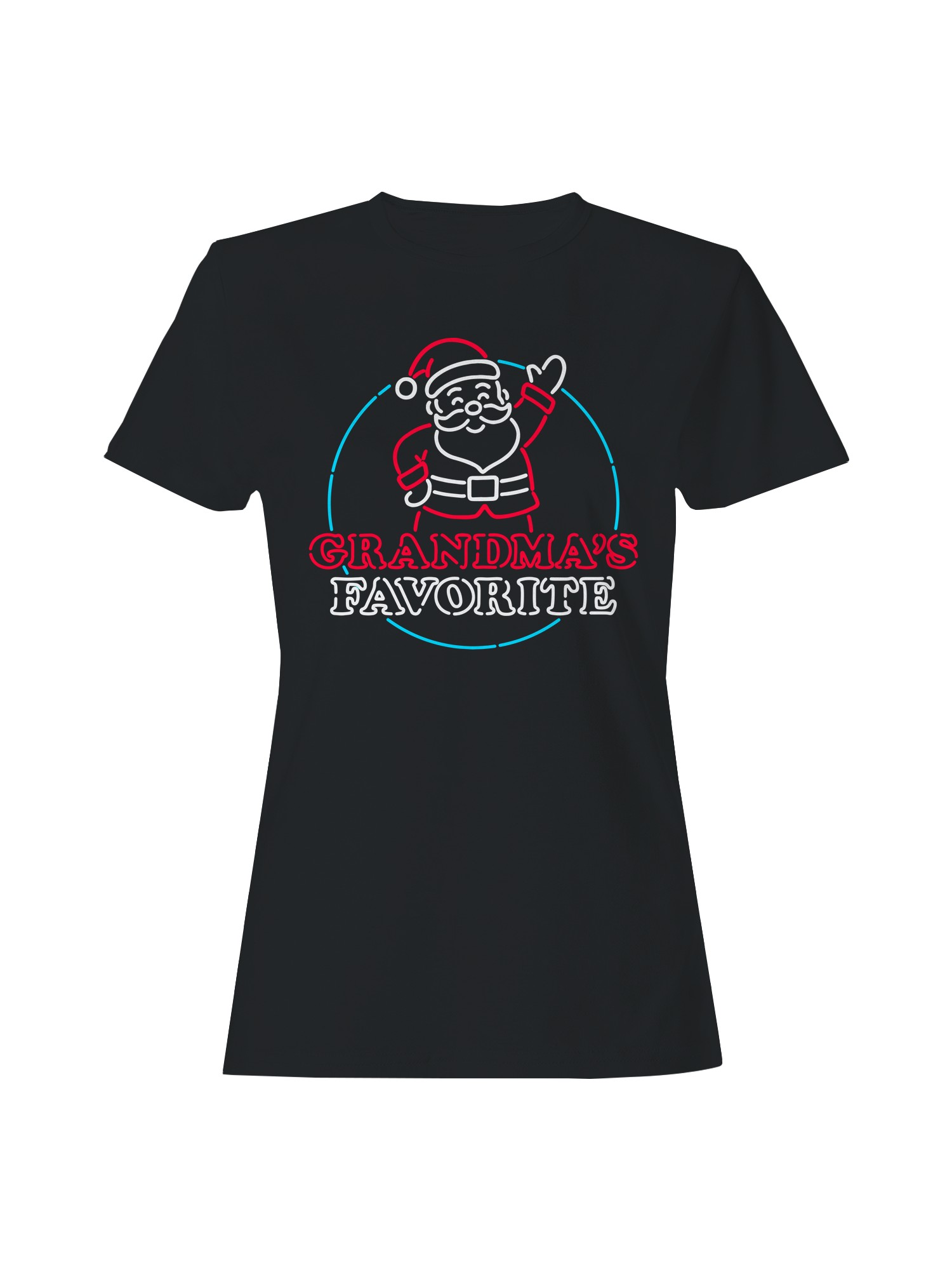 Santa Claus Grandma’s Favorite Women’s T-shirt