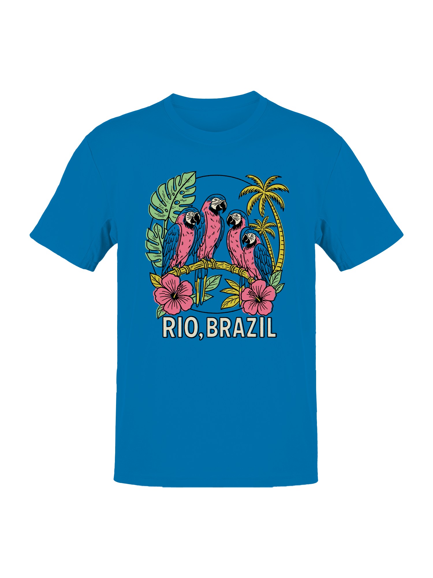 Tropical Parrots of Rio, Brazil Men’s T-shirt