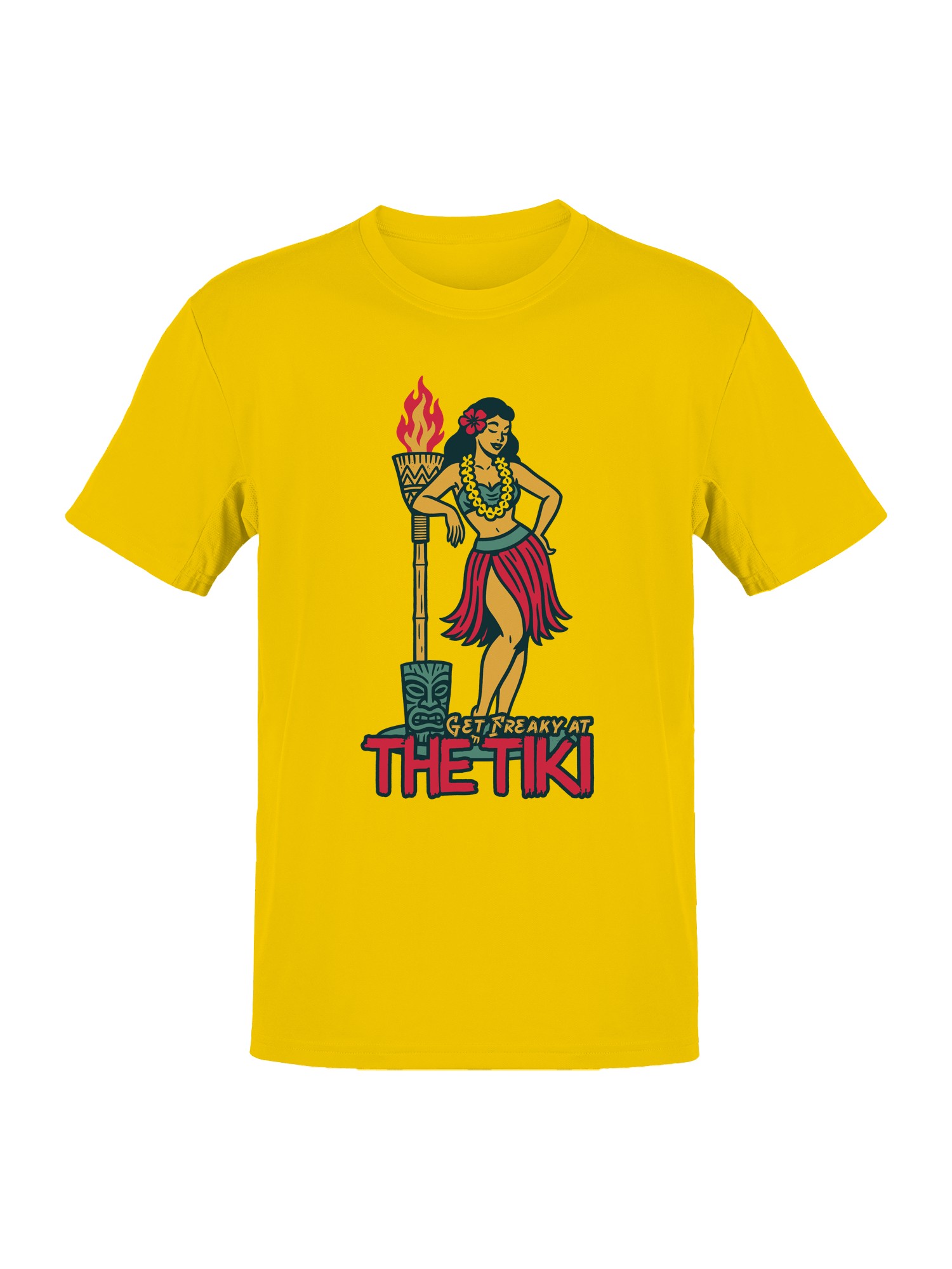 Tropical Tiki Vibes Design Men’s T-shirt