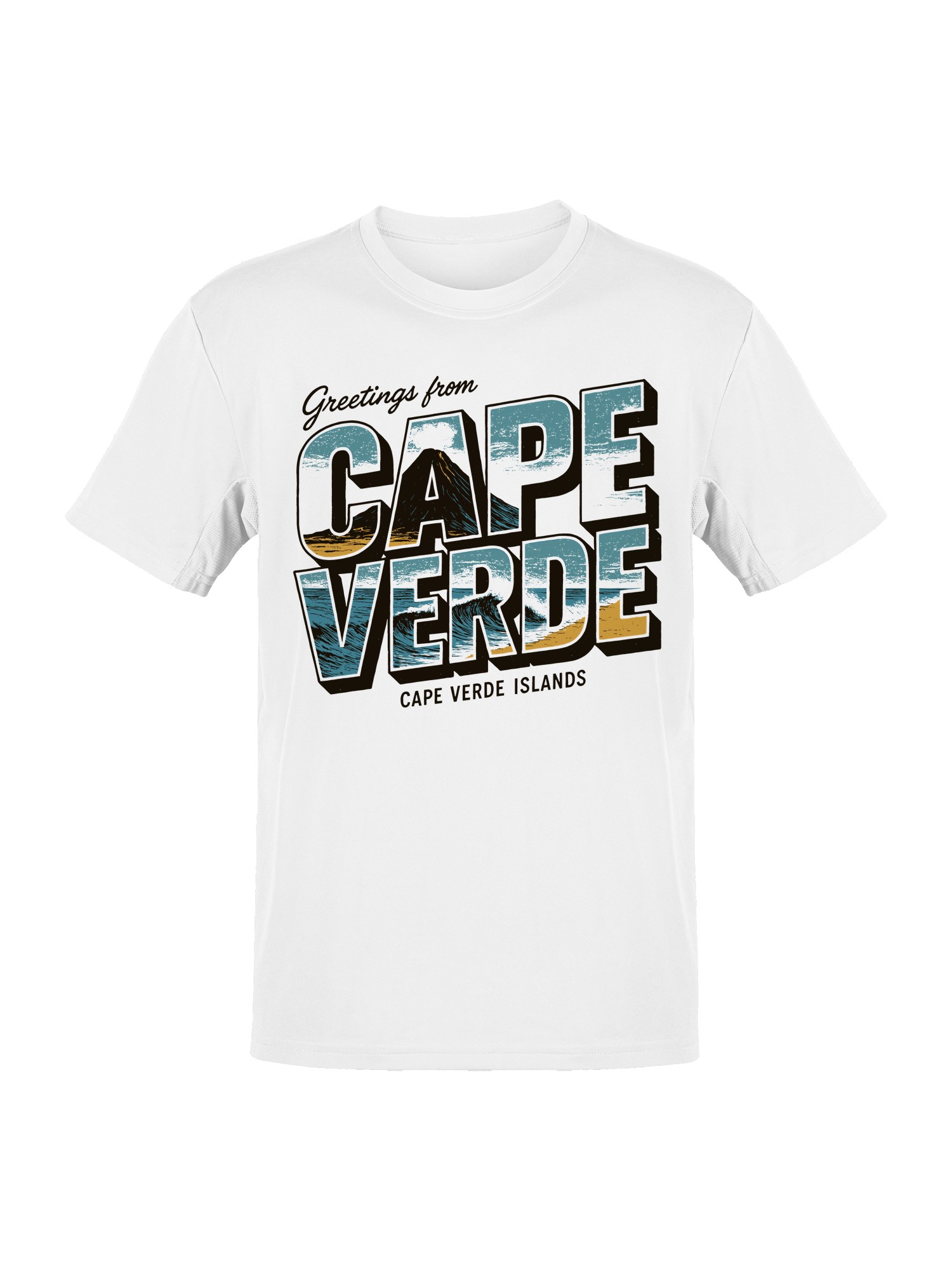 Cape Verde Adventure Greetings Men’s T-shirt