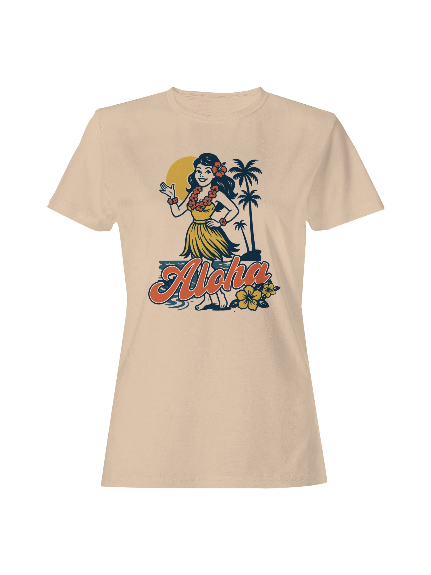 Aloha Hawaiian Hula Greeting Women’s T-shirt