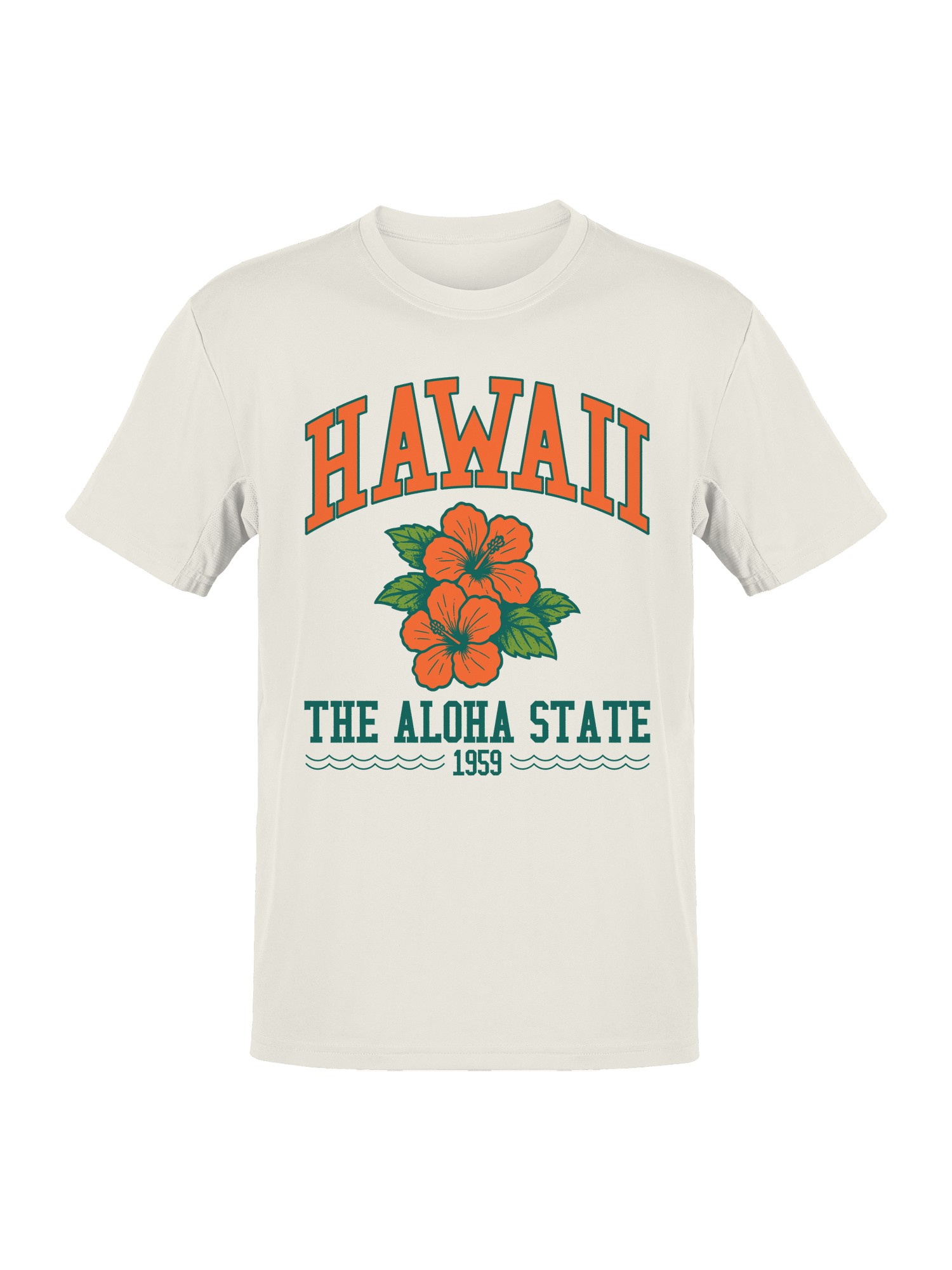 Hawaii Aloha State Floral Design Men’s T-shirt
