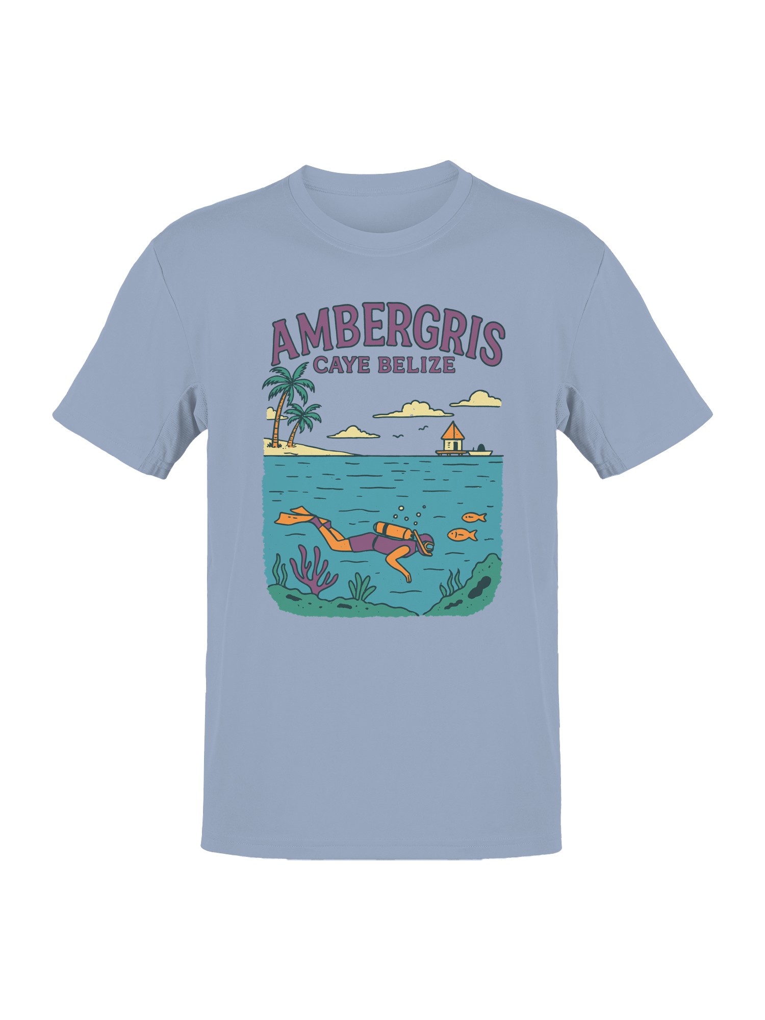 Ambergris Caye Belize Dive Adventure Men’s T-shirt