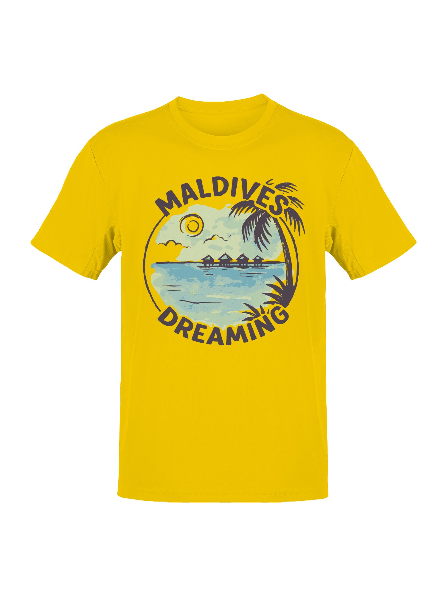 Maldives Dreaming Tropical Vibes Men’s T-shirt