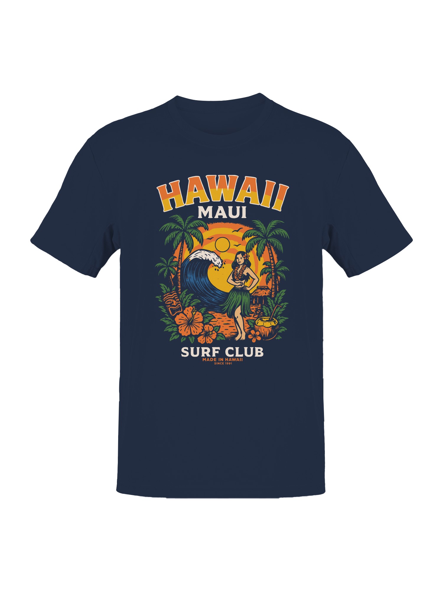 Hawaiian Surf Club Maui Vibes Men’s T-shirt