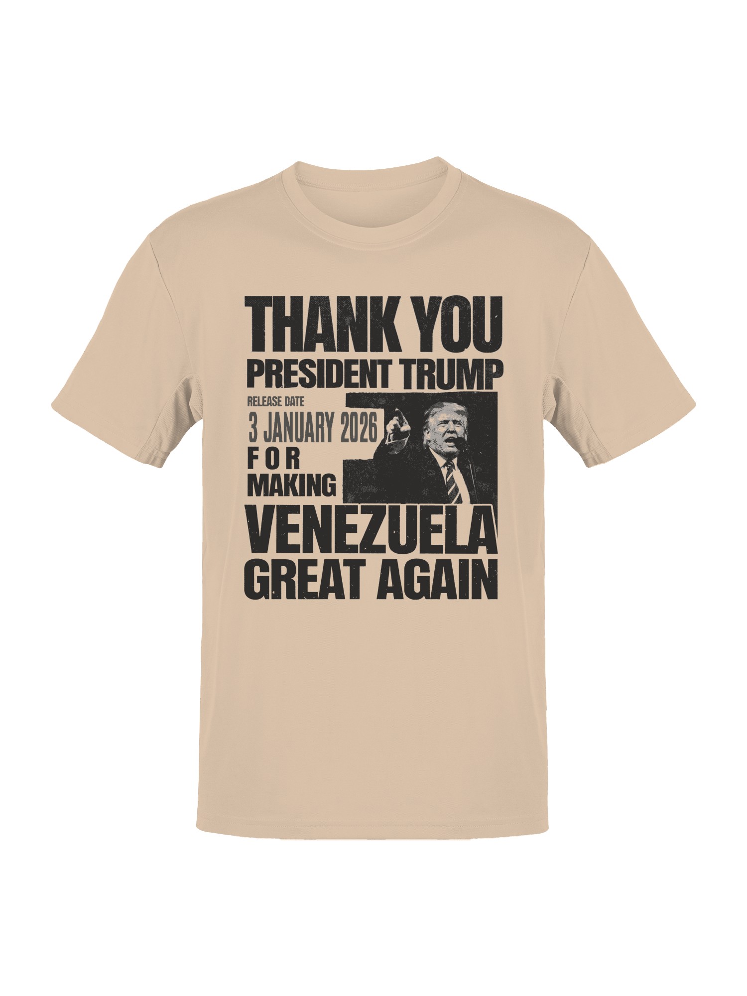 Thank You Trump Venezuela 2026 Men’s T-shirt