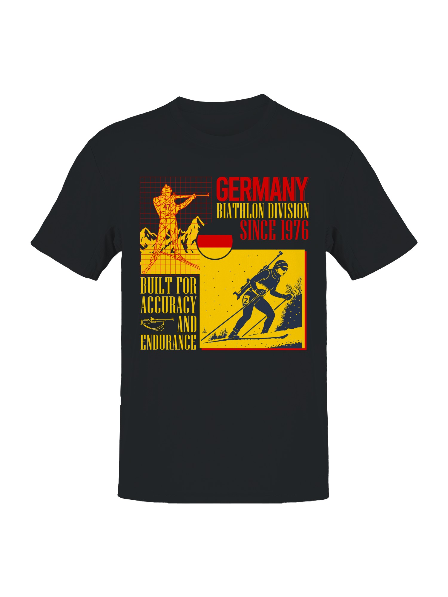 Germany Biathlon Division Design Men’s T-shirt