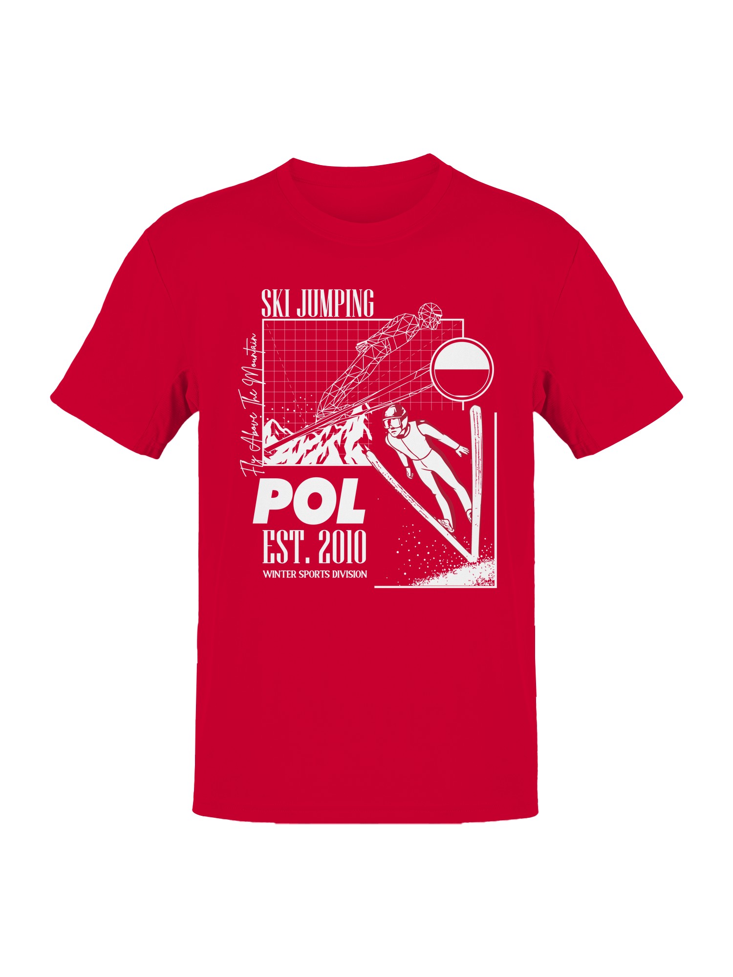 Ski Jumping Poland 2010 Design Men’s T-shirt