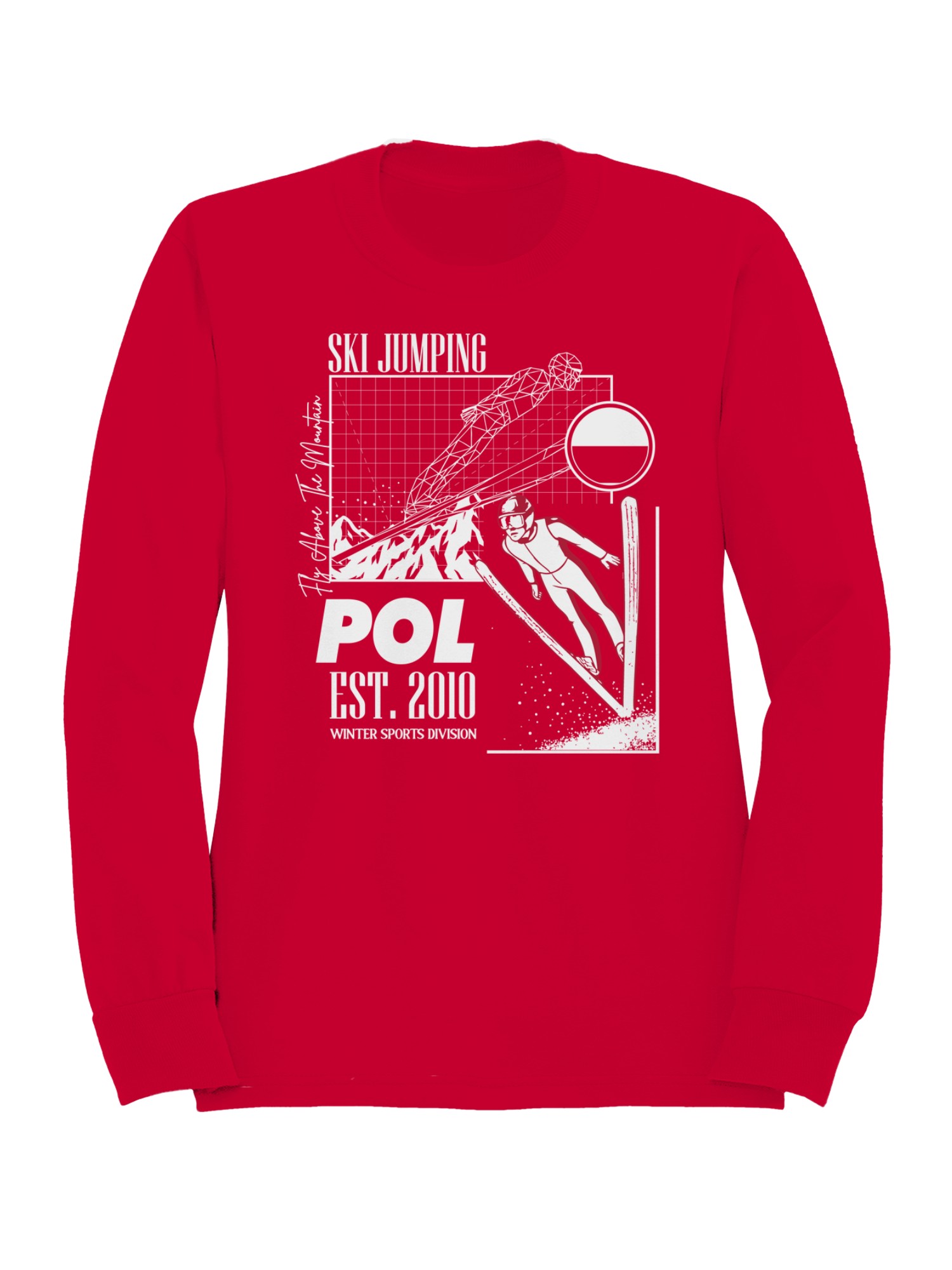 Ski Jumping Poland 2010 Design Women’s Sweatshirt