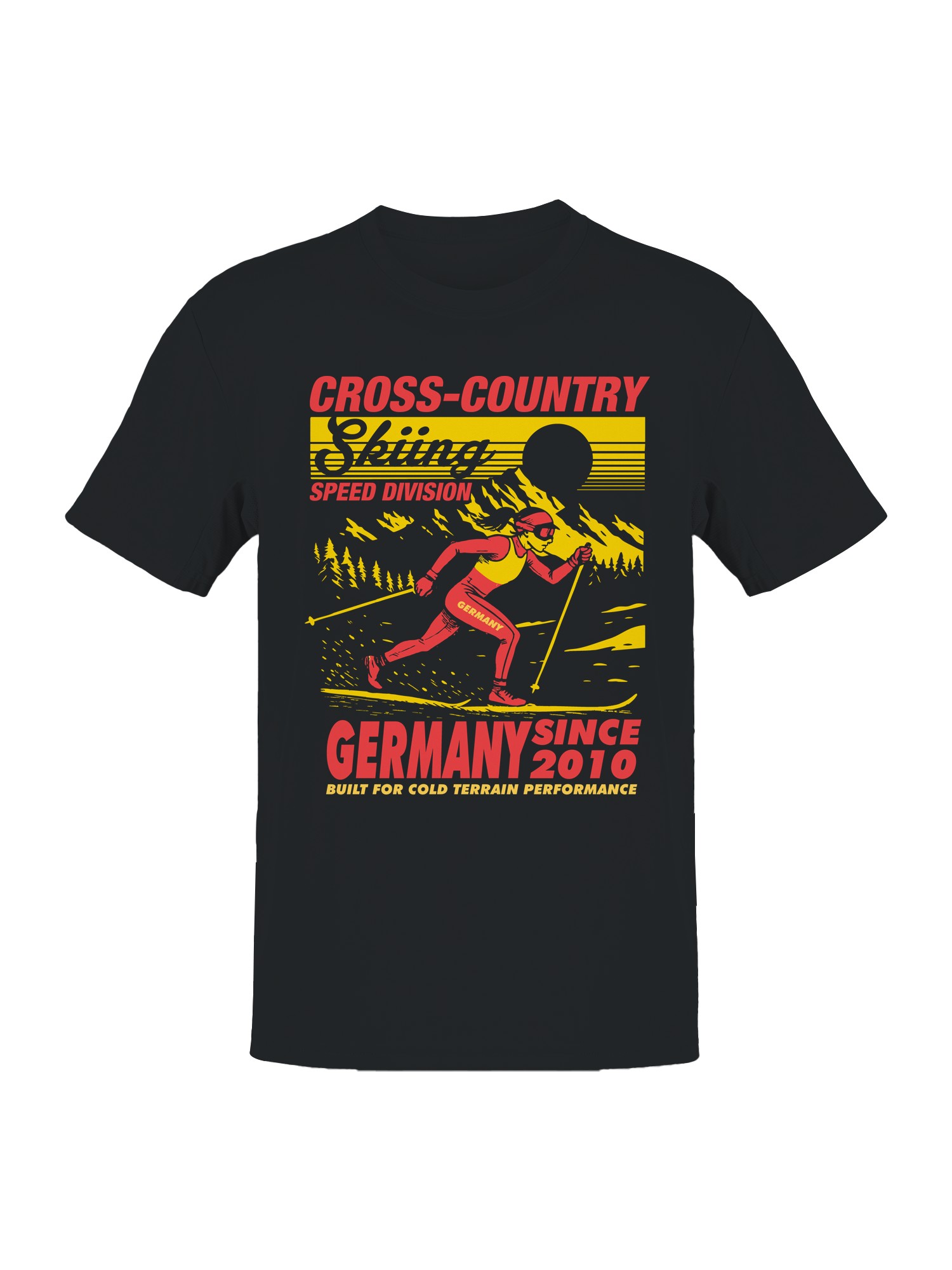 Cross-Country Skiing Germany 2010 Men’s T-shirt