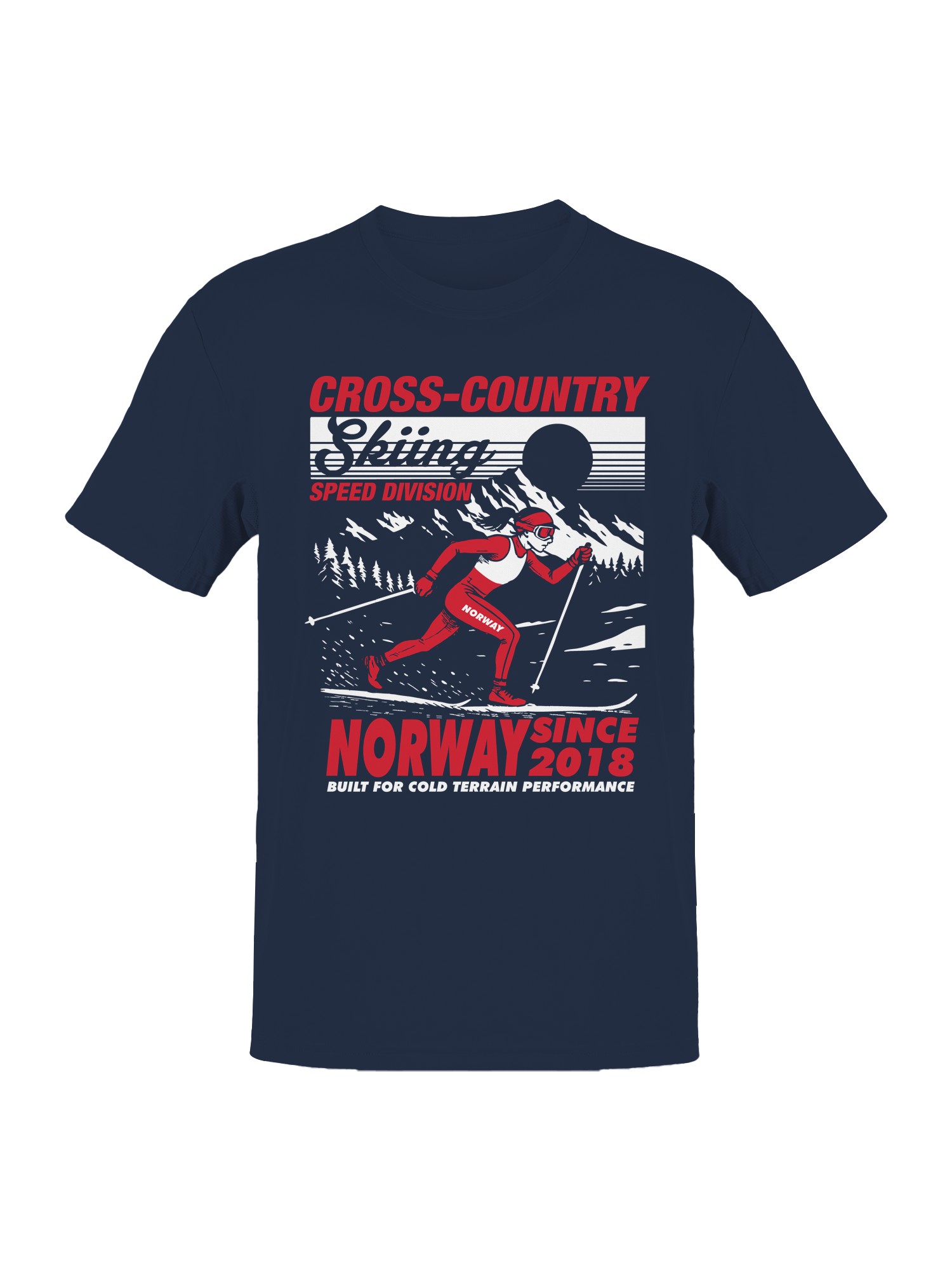 Norway Cross-Country Skiing Speed Men&rsquo;s T-shirt