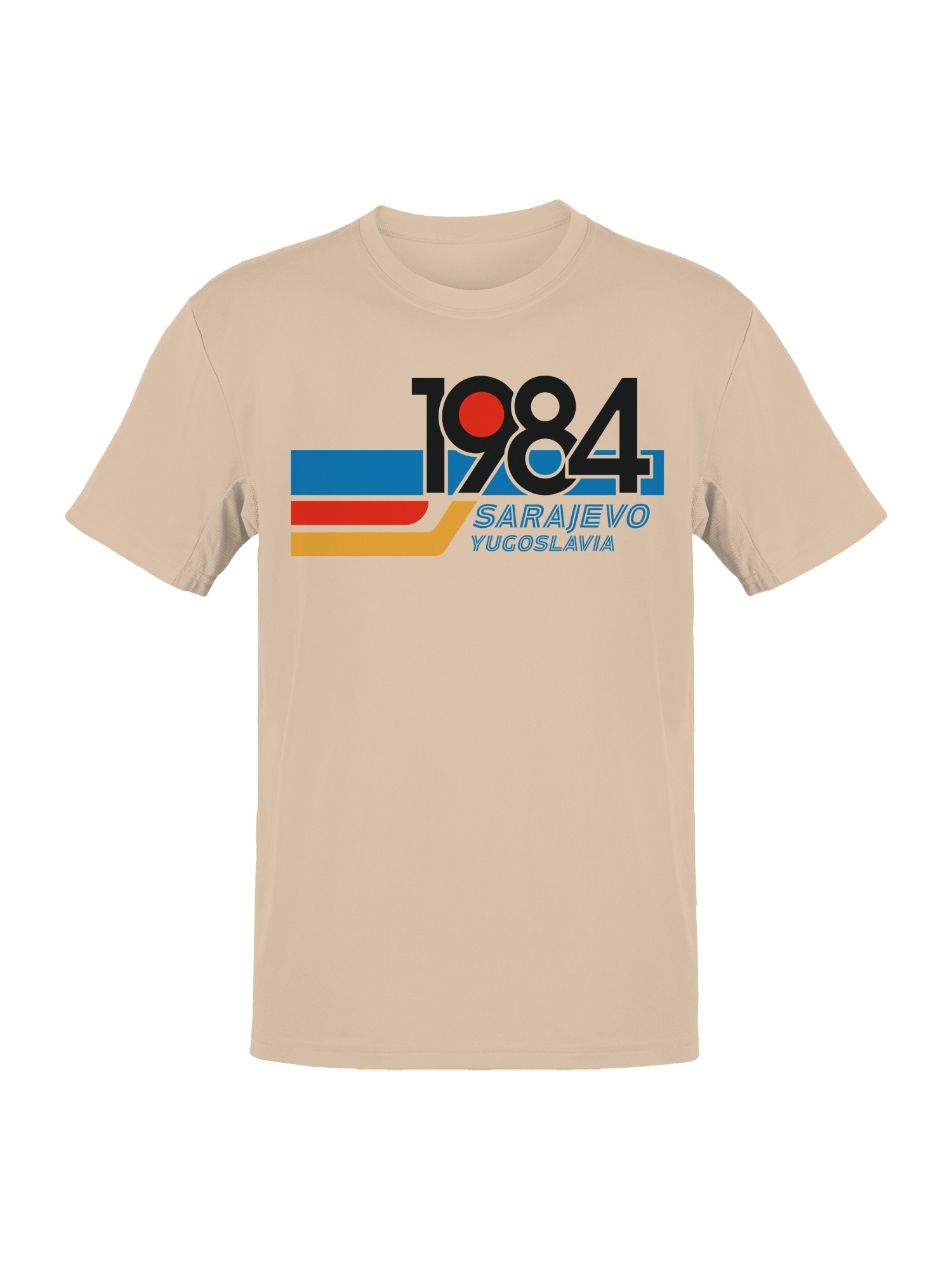 Sarajevo 1984 Retro Design Men’s T-shirt