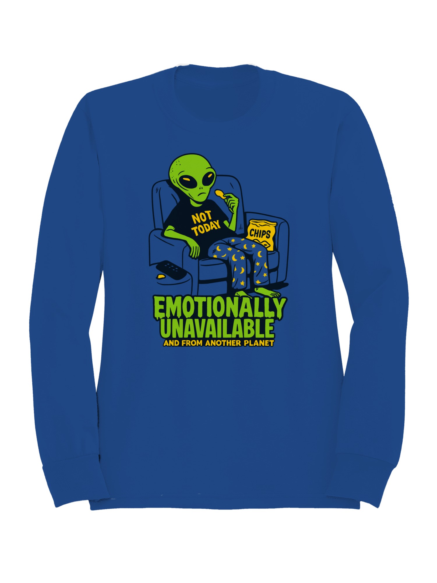 Emotionally Unavailable Alien Vibes Women’s Sweatshirt