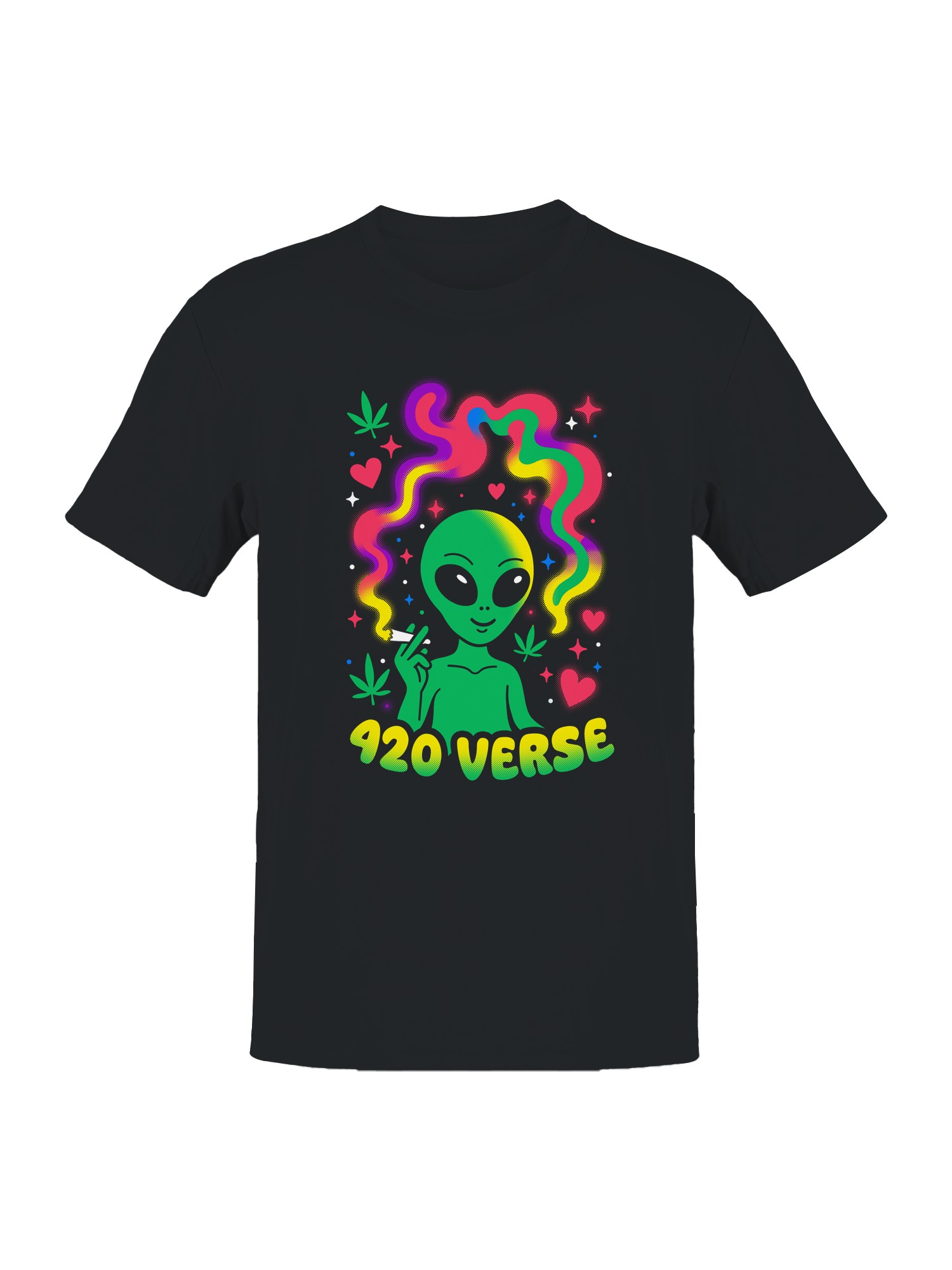 420 Verse Alien Art Design Men’s T-shirt
