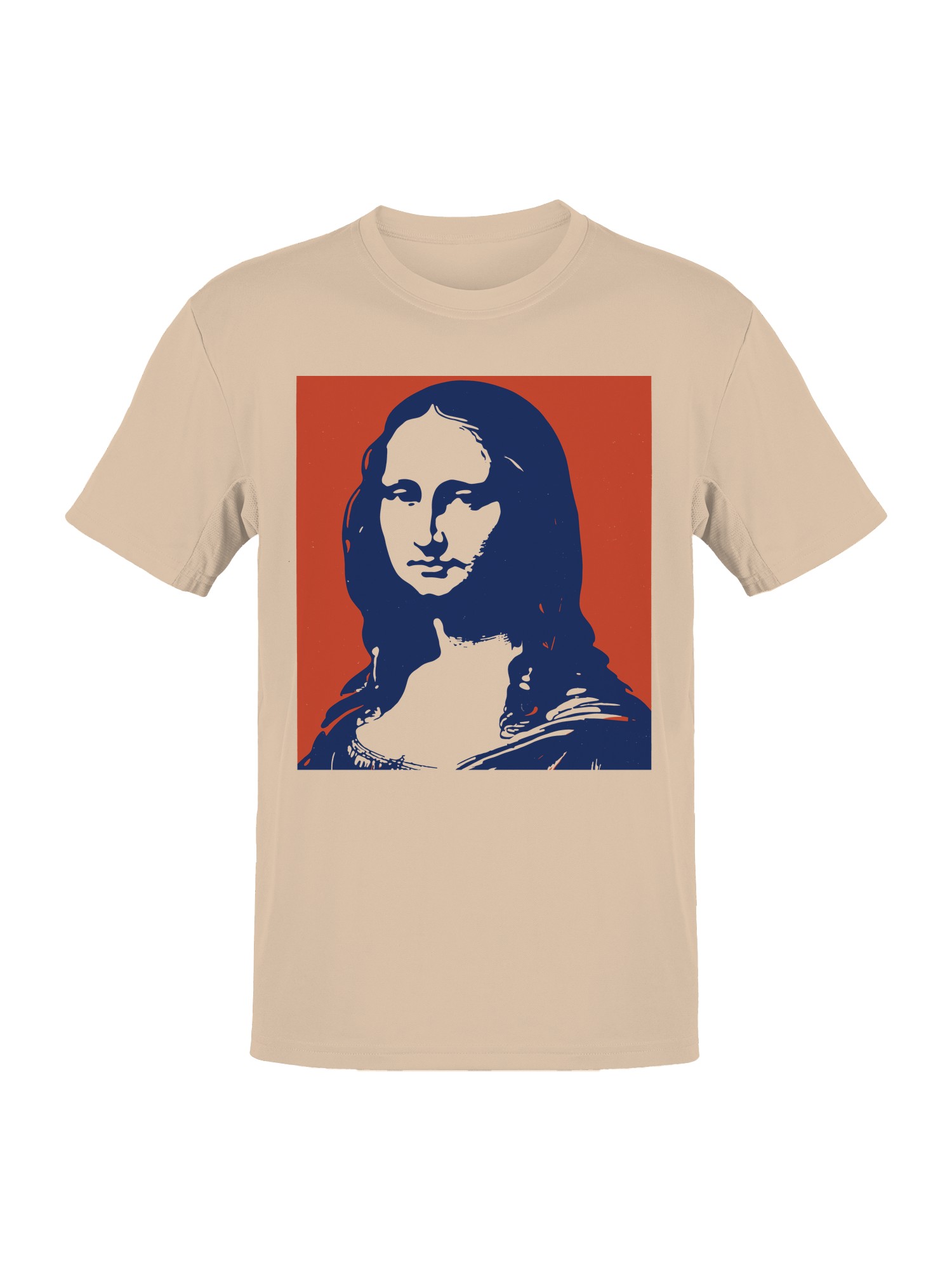 Pop Art Mona Lisa Silhouette Men’s T-shirt