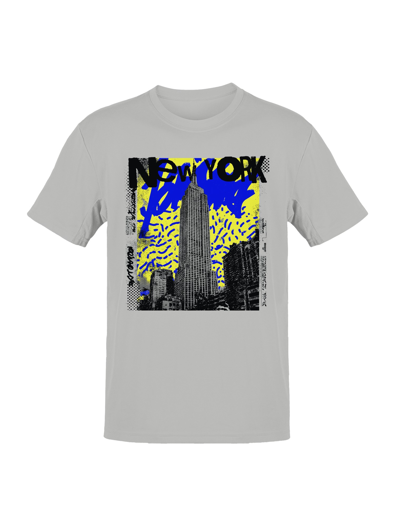 New York Skyline Pop Art Design Men’s T-shirt