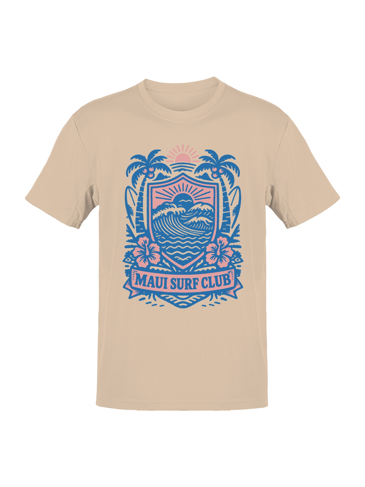 Maui Surf Club Tropical Crest Men’s T-shirt