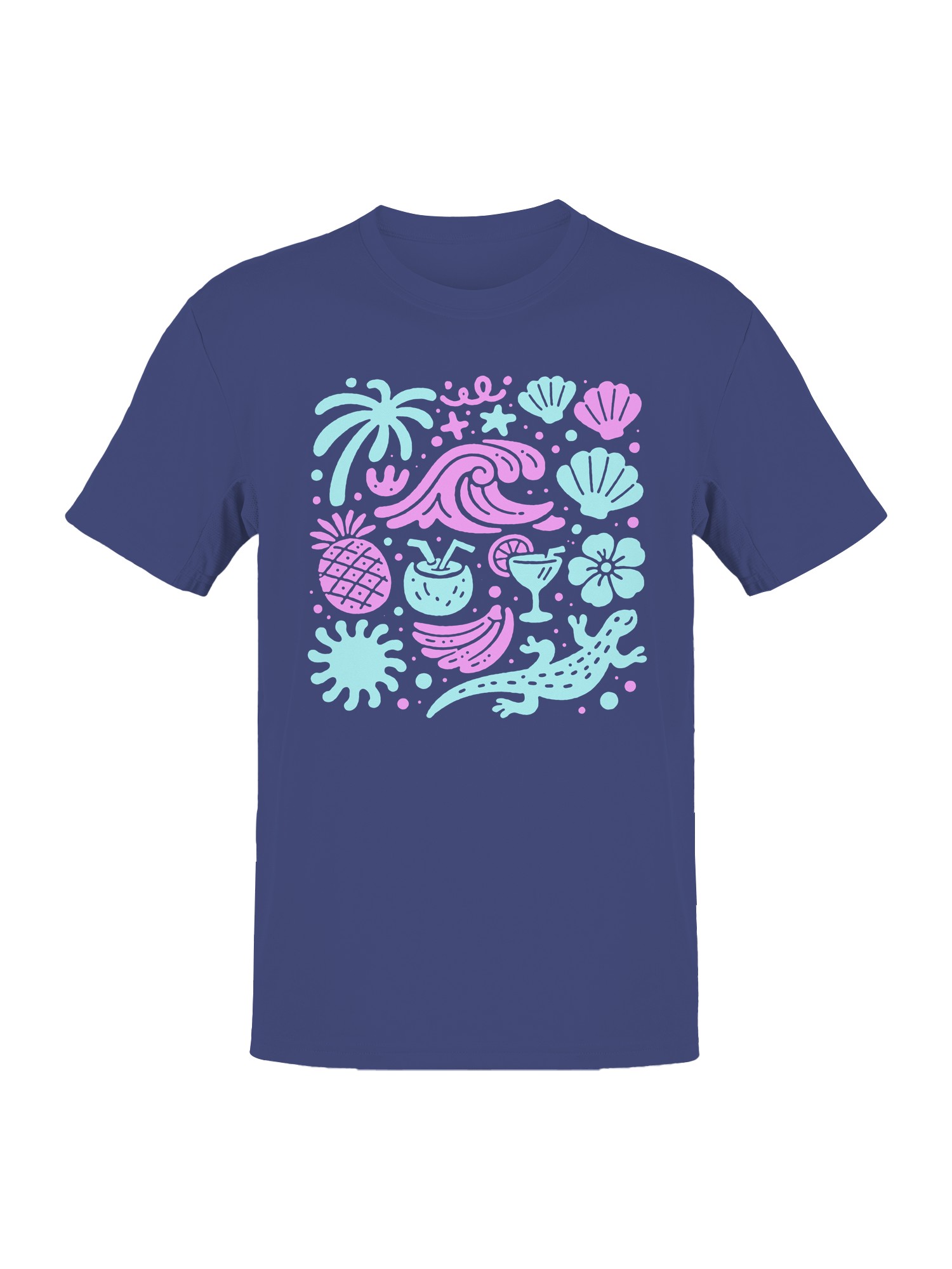 Tropical Beach Vibes Artwork Men’s T-shirt