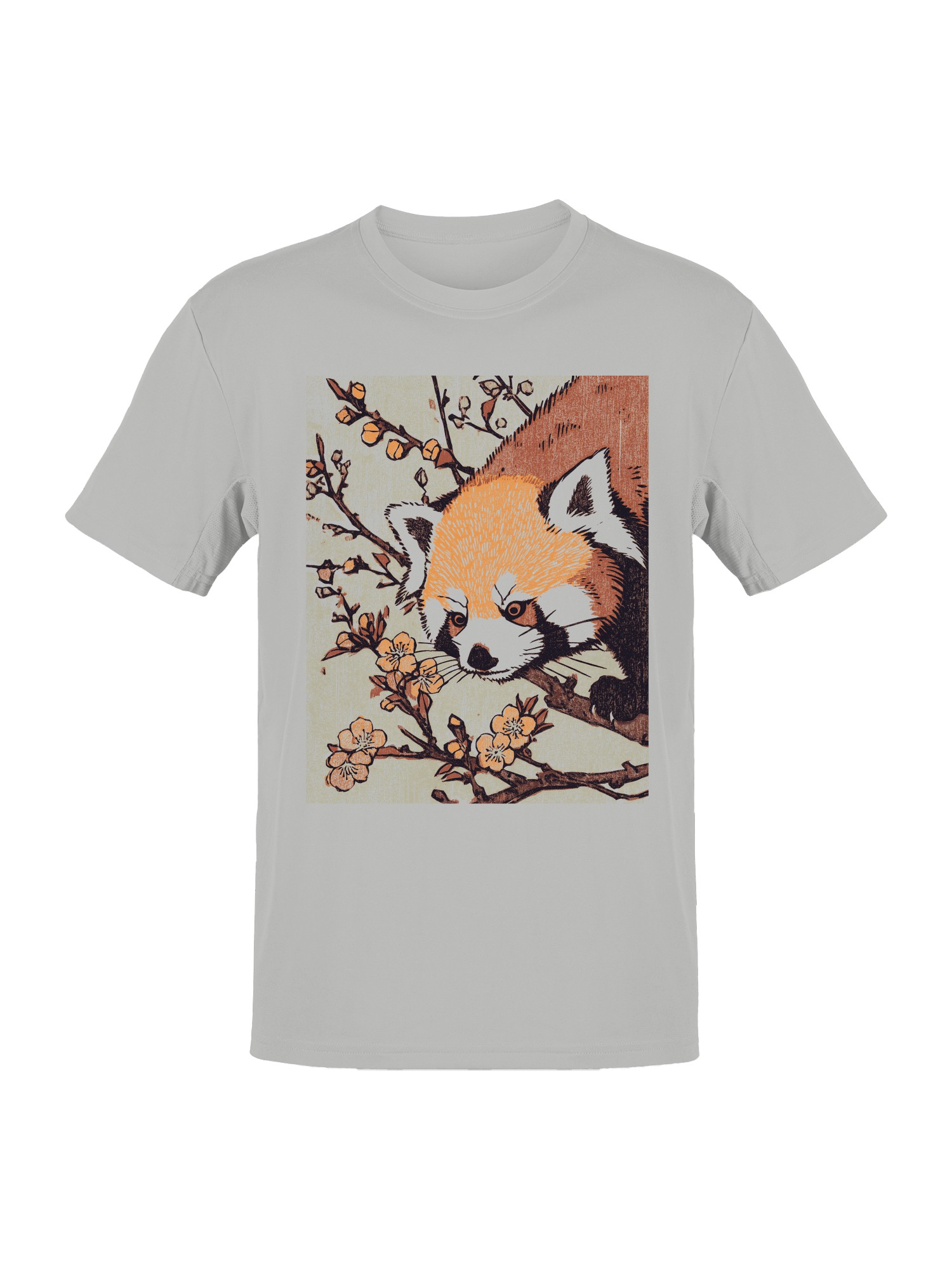 Red Panda and Blossoms Art Men’s T-shirt
