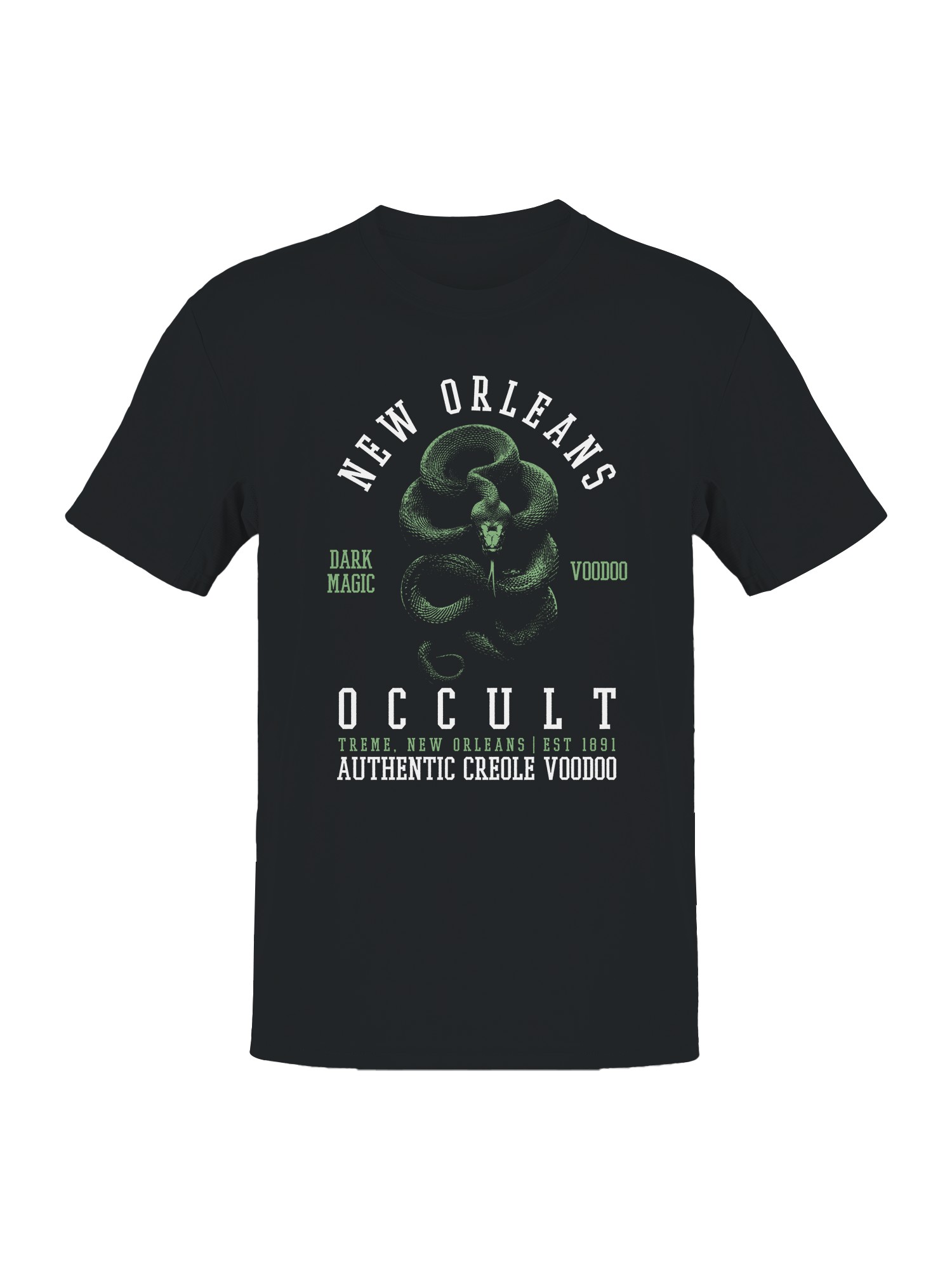 New Orleans Occult Creole Voodoo Men’s T-shirt