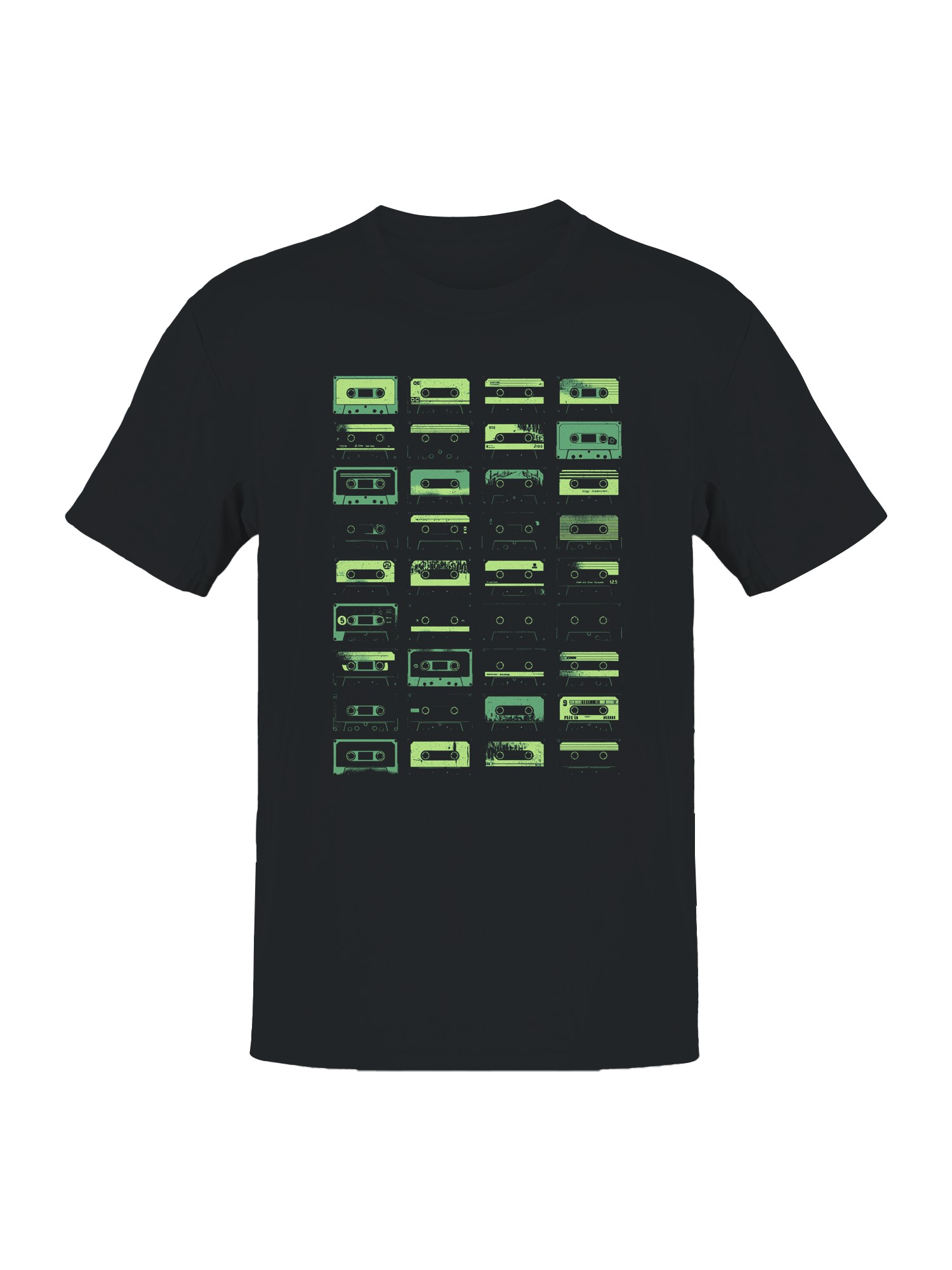 Retro Cassette Tape Collection Art Men’s T-shirt