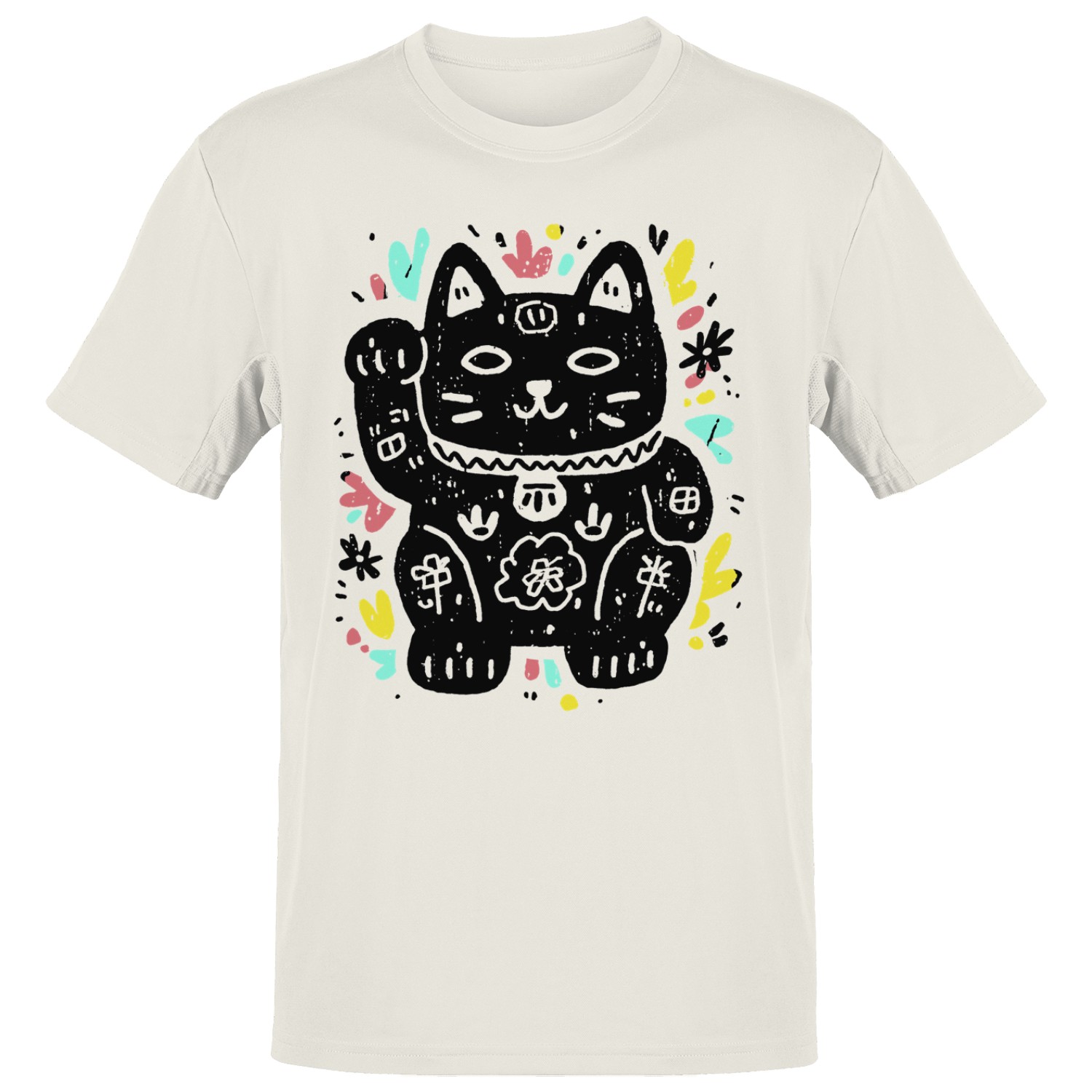 Lucky Maneki Neko Cat Men’s T-shirt