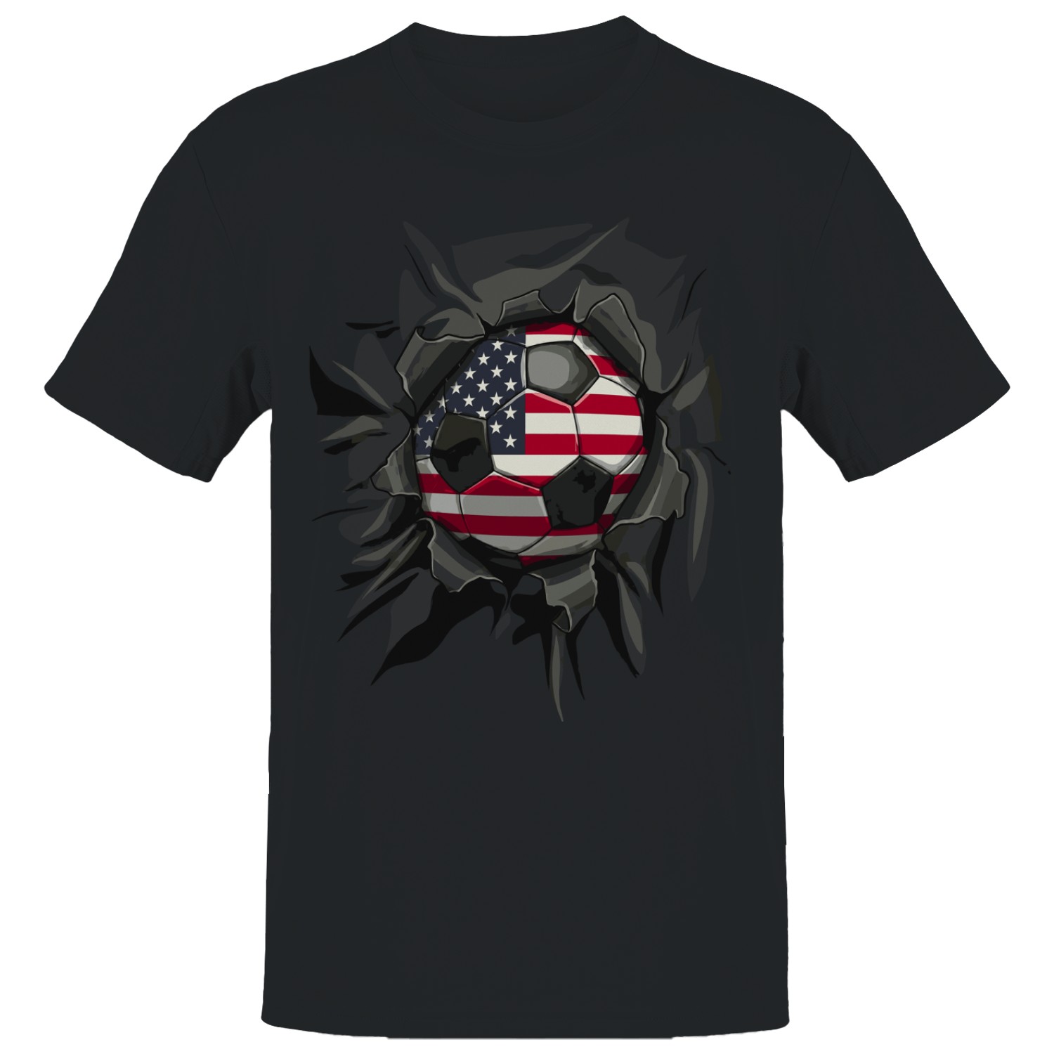 American Soccer Burst Men’s T-shirt