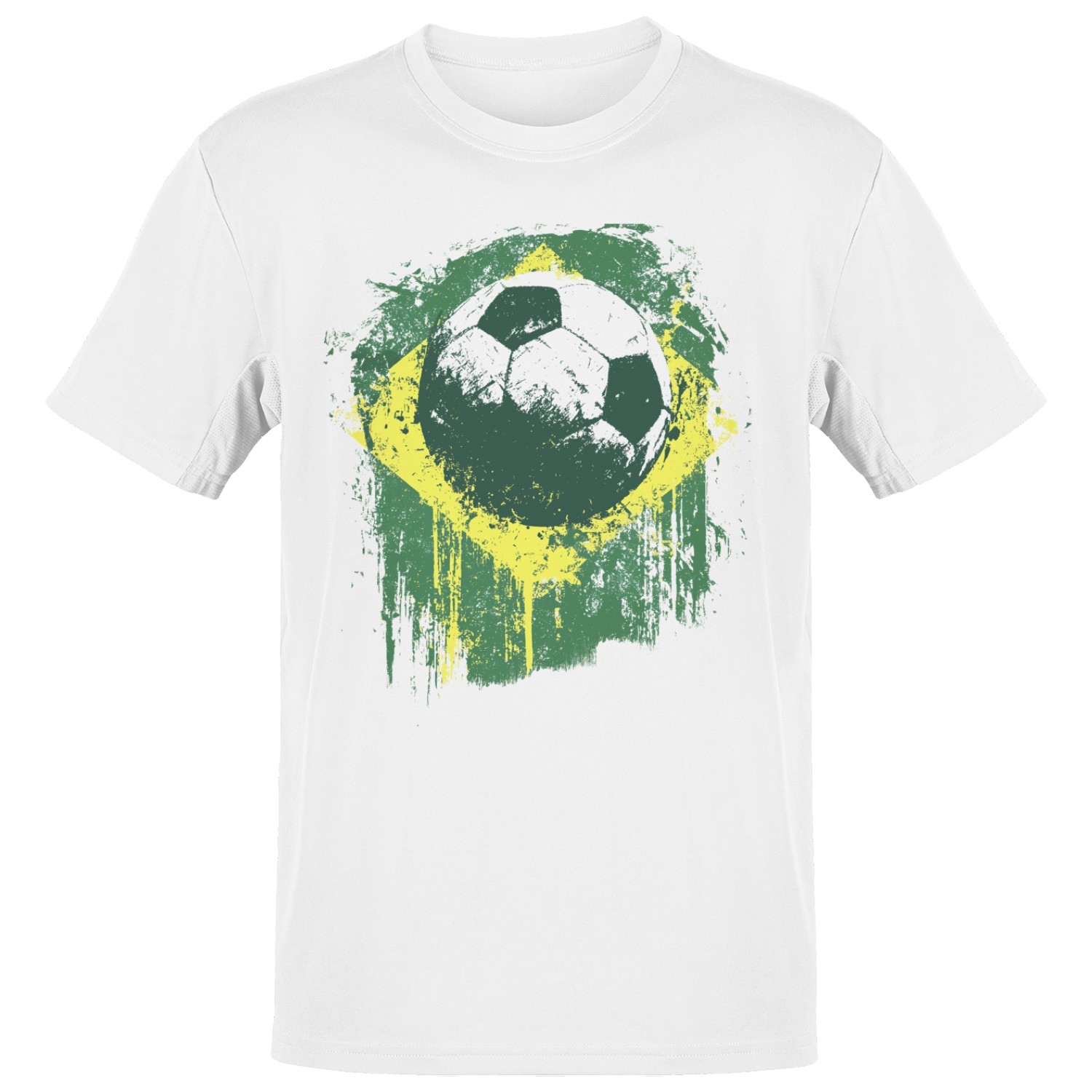 Brazil Grunge Soccer Men’s T-shirt
