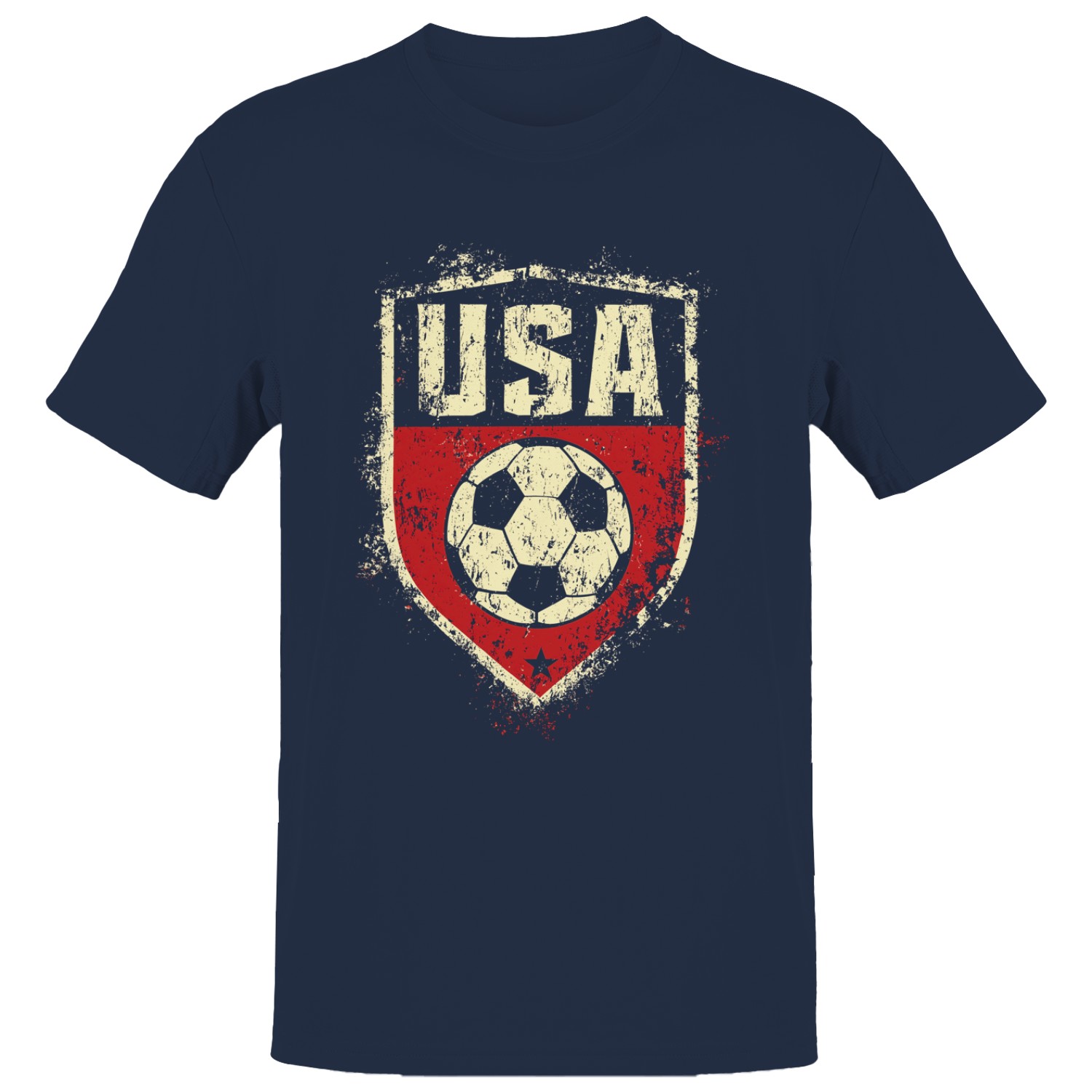 USA Soccer Grunge Emblem Men’s T-shirt
