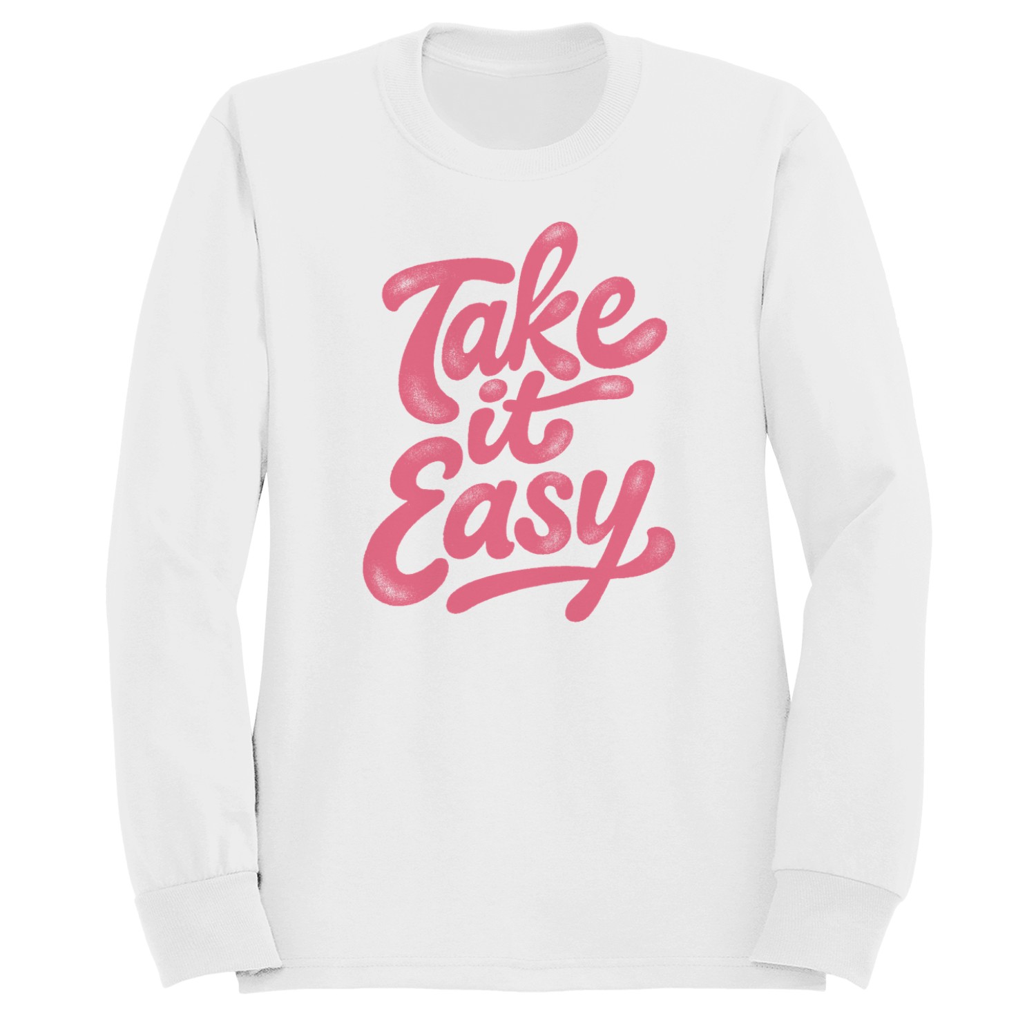 Take It Easy Retro Text Women&rsquo;s Sweatshirt