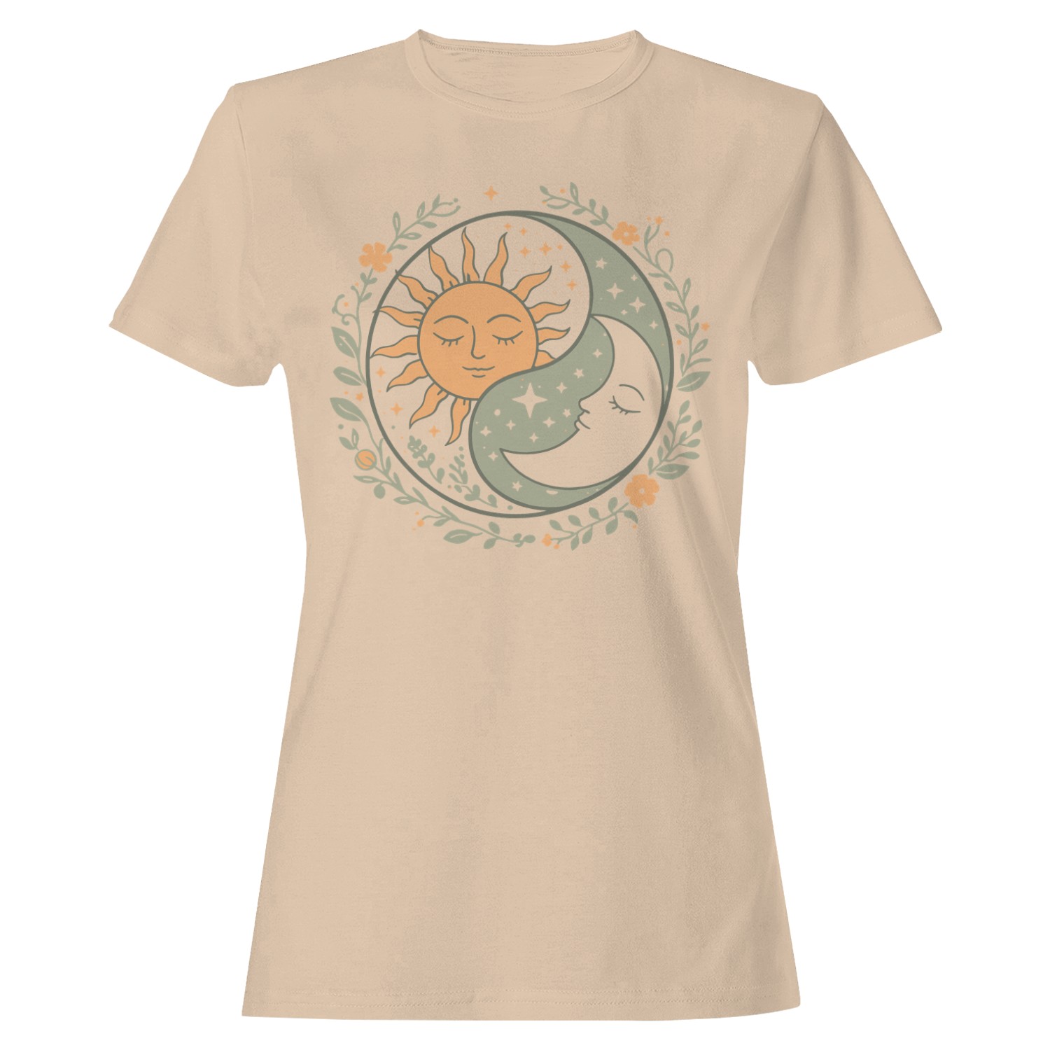 Floral Yin Yang Women’s T-shirt