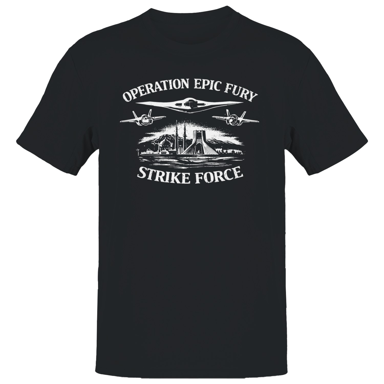Operation Epic Fury Strike Force Planes Men’s T-shirt