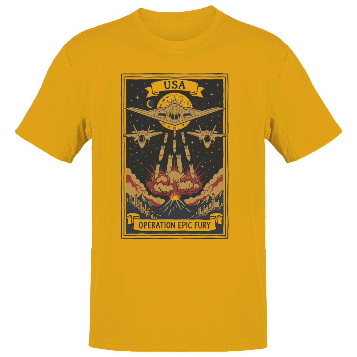 USA Operation Epic Fury Bombing Men’s T-shirt