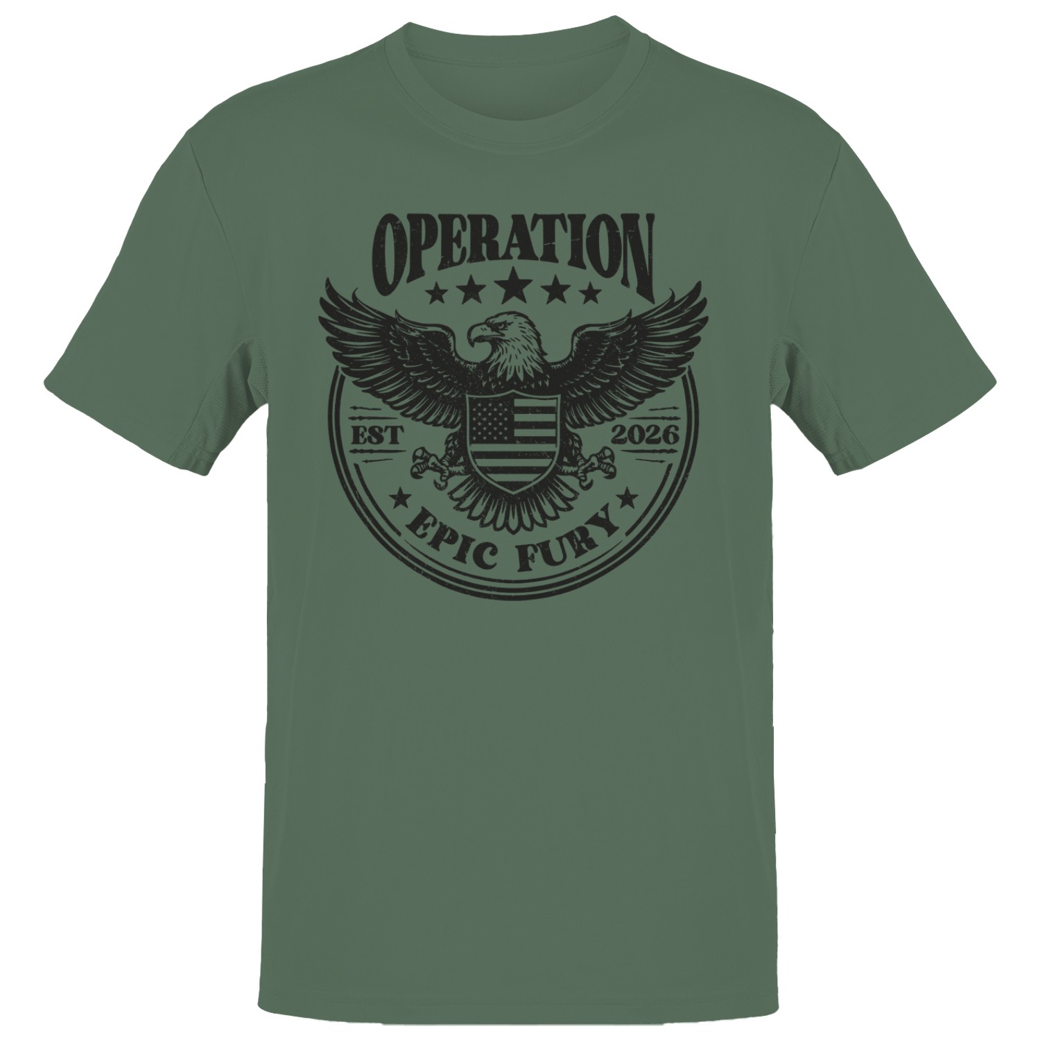 Epic Fury Eagle Emblem Men’s T-shirt