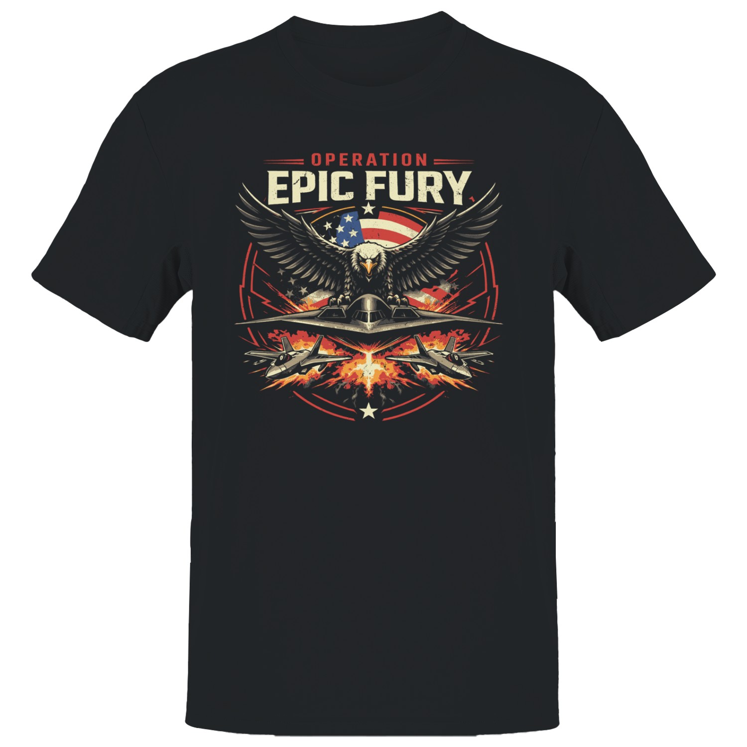 Operation Epic Fury Eagle Strike Men’s T-shirt